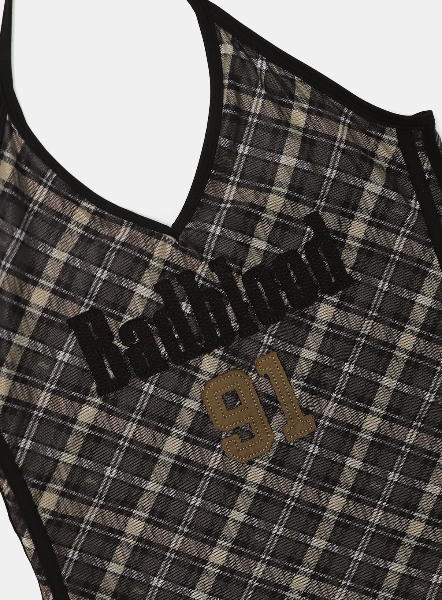 Vintage Club Holter Tank - Checkbrown