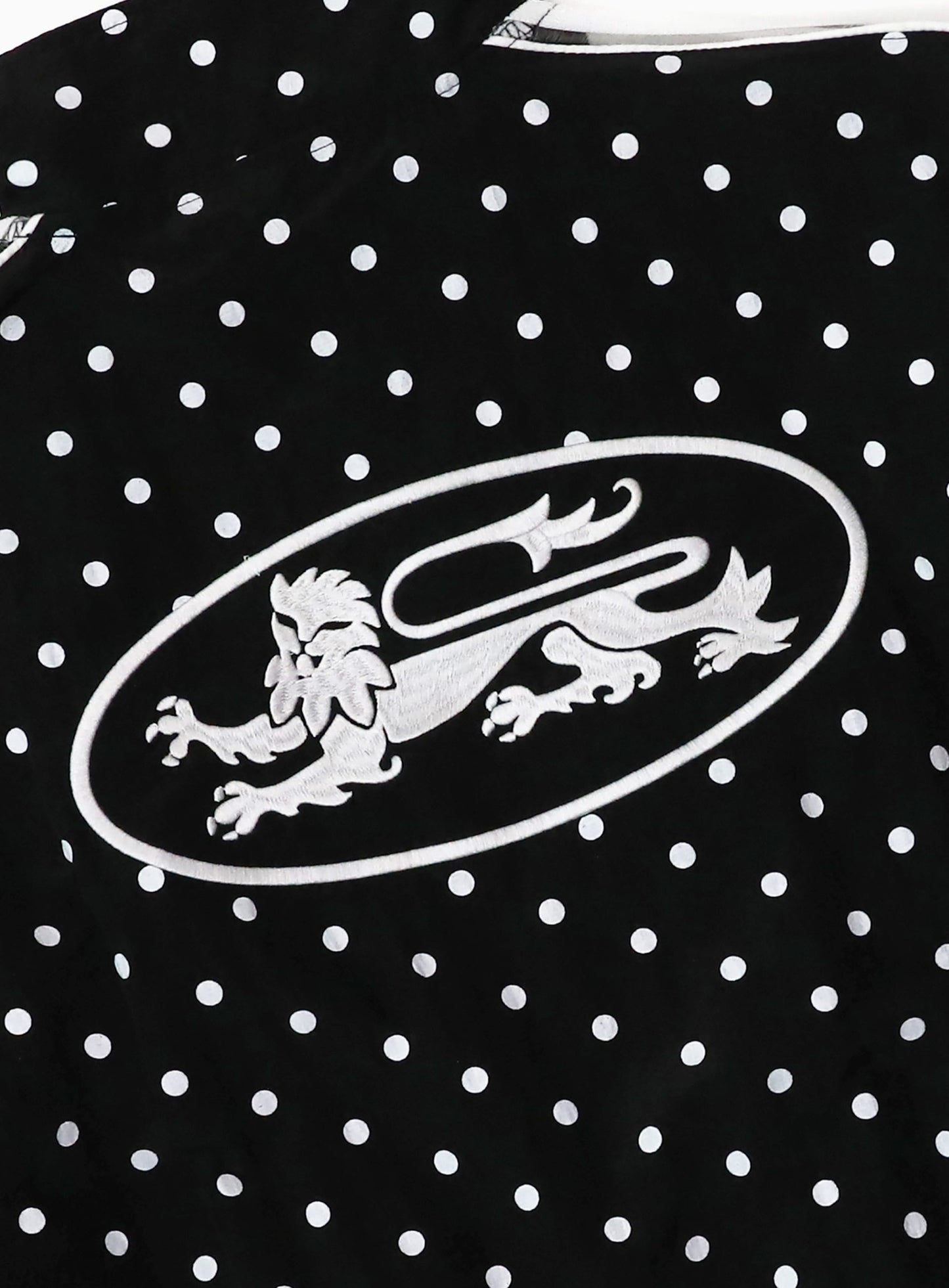 Mystic Billy Nylon Track Jacket - Black Dot