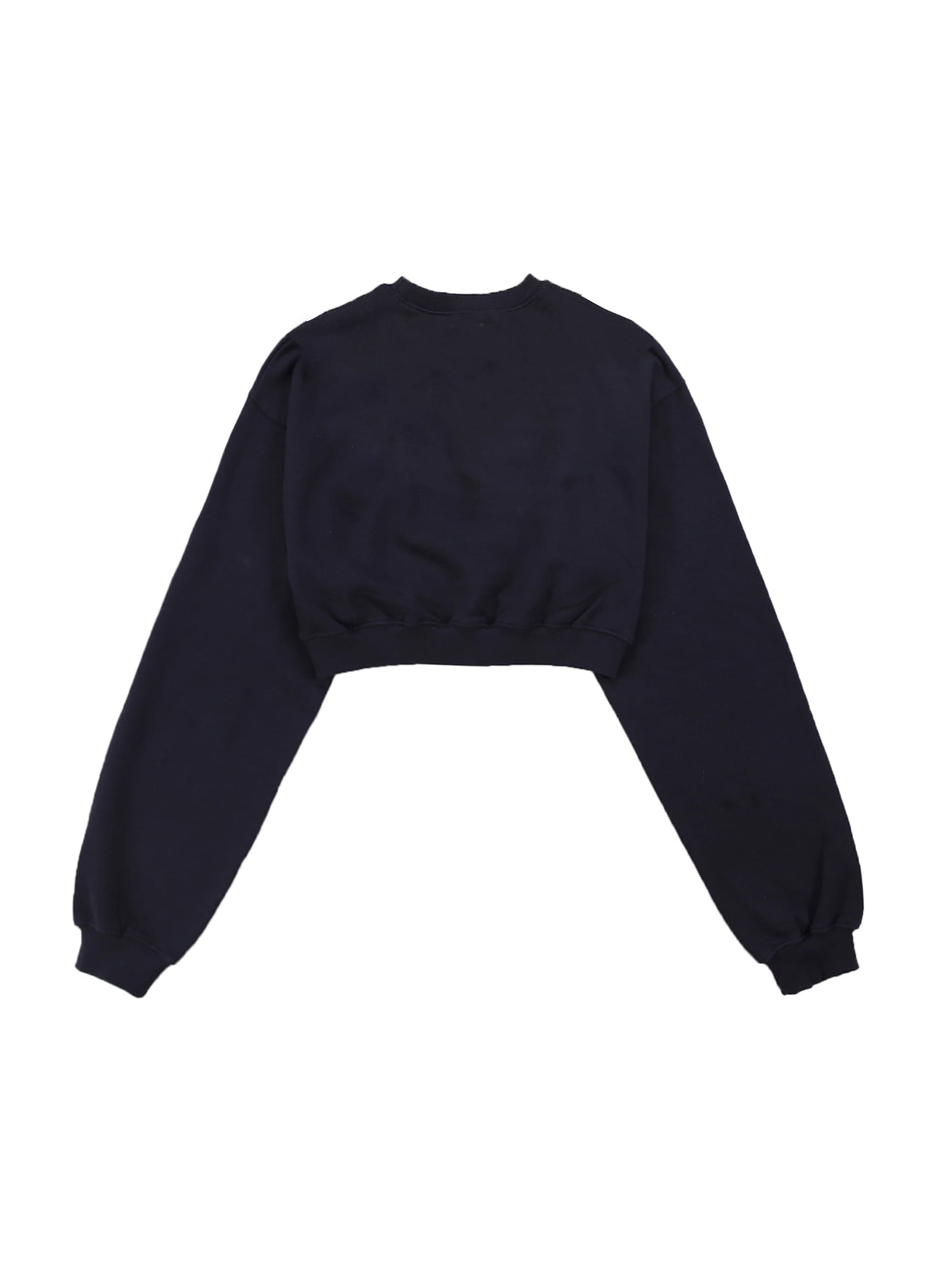 BCAC Emblem Heavyweight Crop Sweatshirt - Navy
