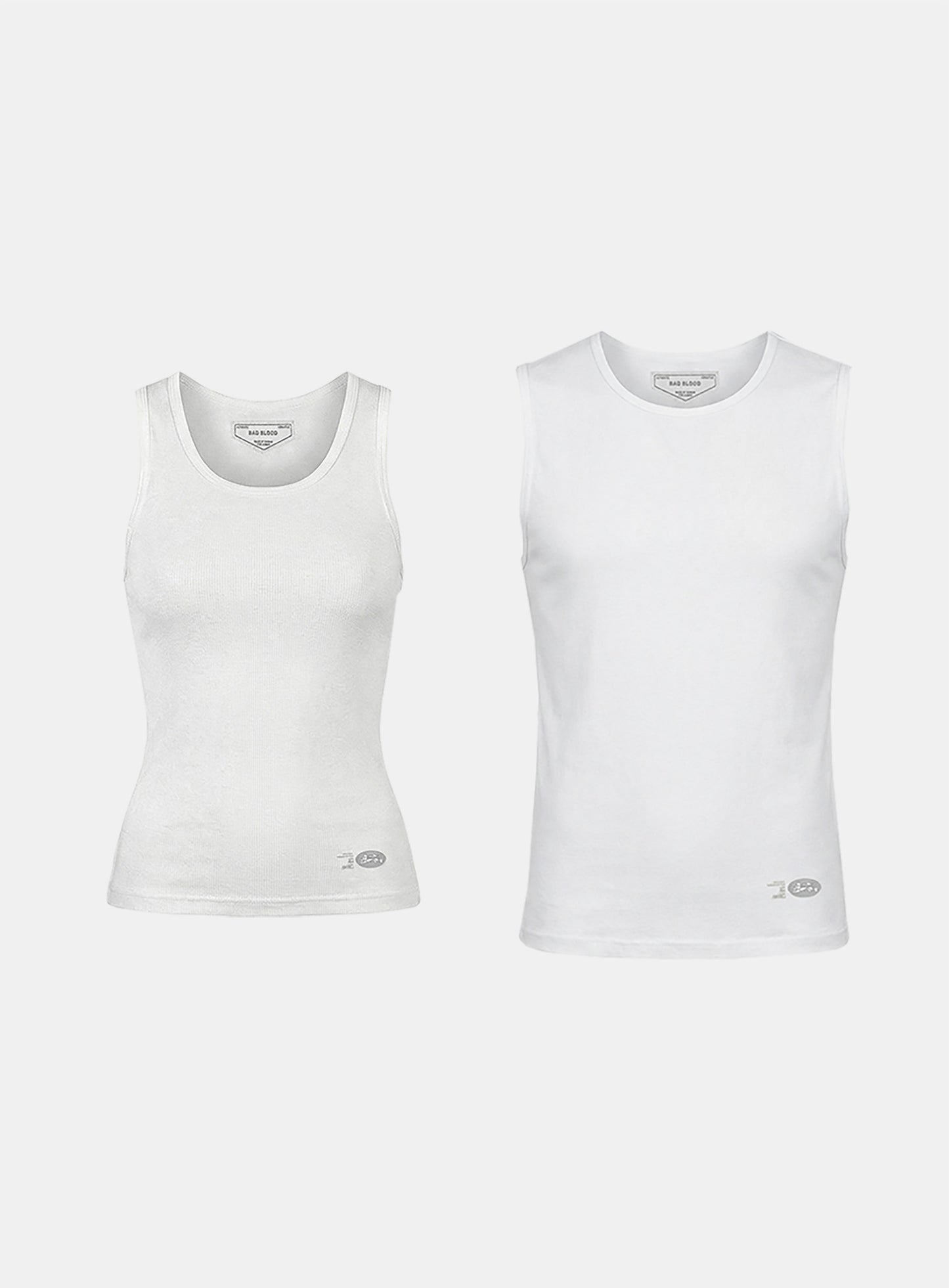 [w-tnk26-010] BS Cotton Jersey Classic Tank - White