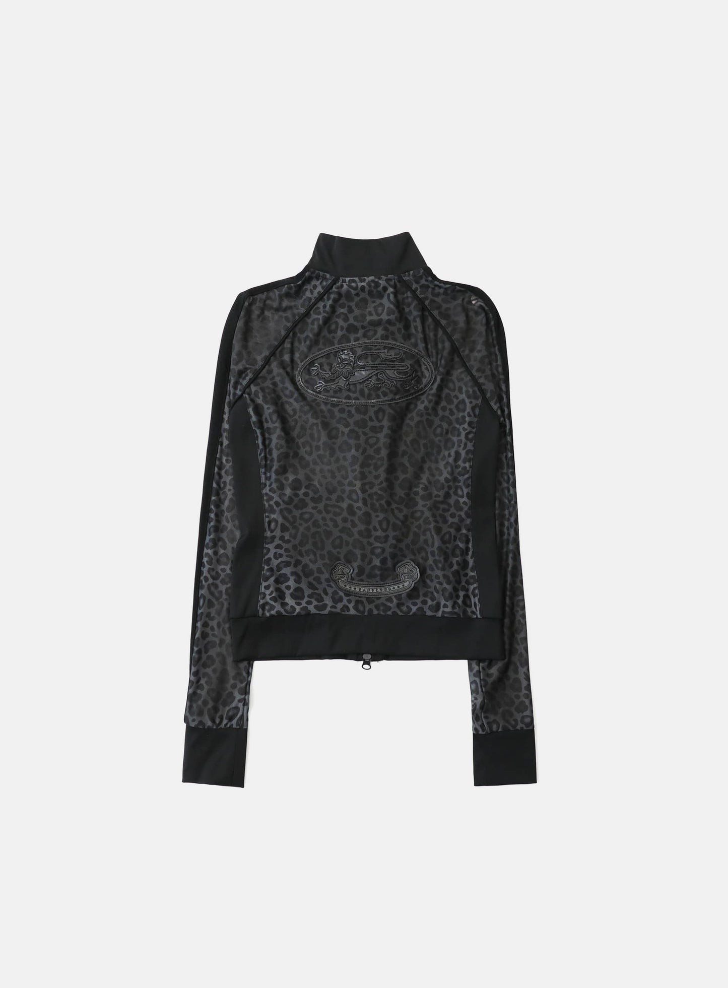 Mystic Track Zip-Up - Black Leopard