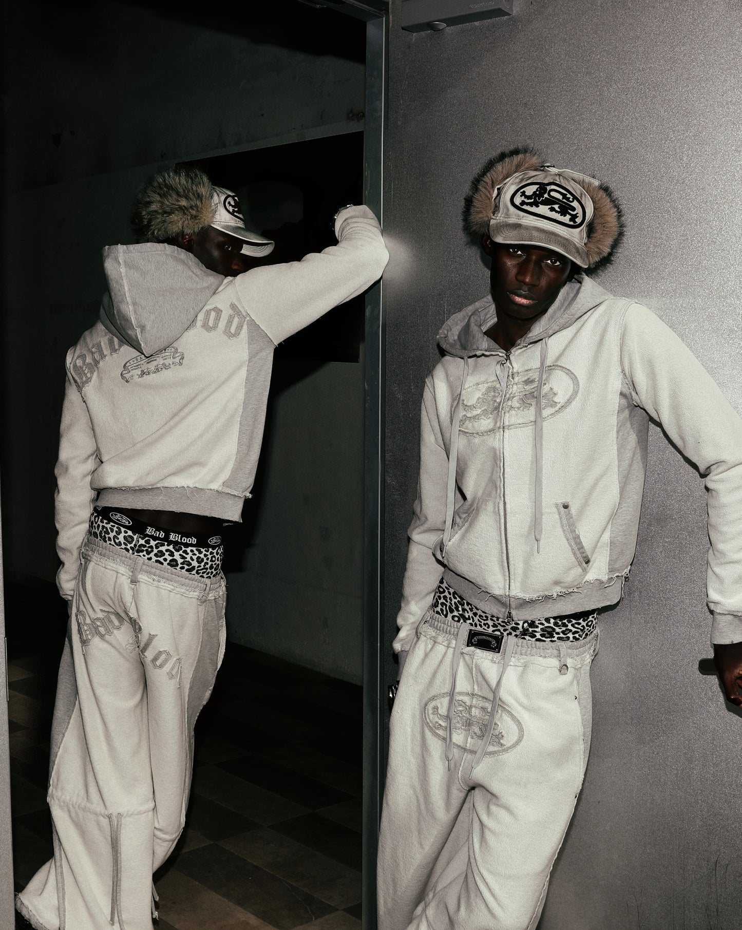 Mystic Capsule 2-Way Curved Jogger Trousers - Inside-Out Gray