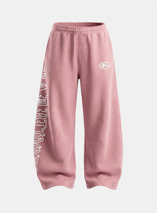 [w-pts26-052] Mystic Capsule Semi-Curved Fit Joggers - Pink