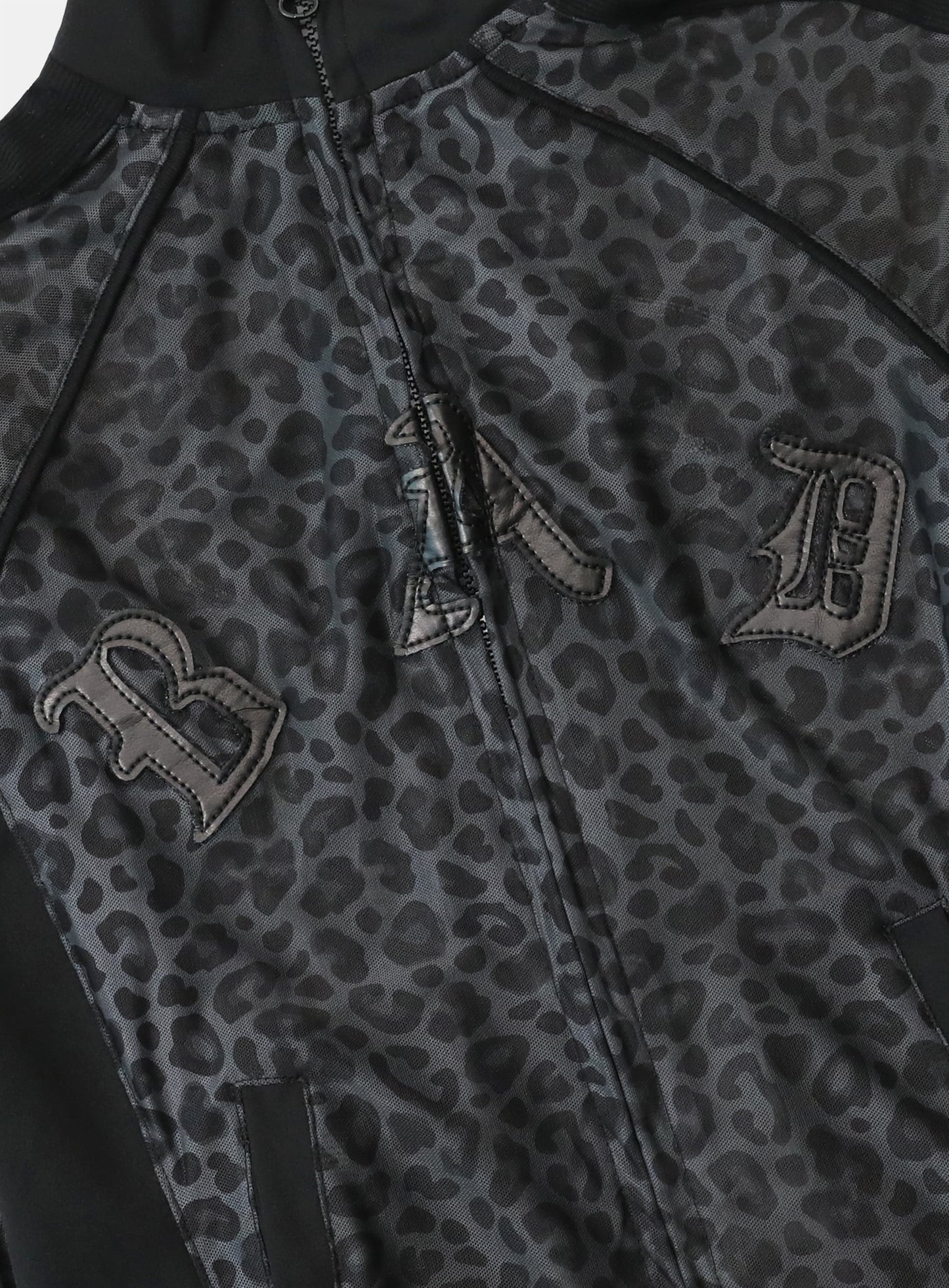Mystic Track Zip-Up - Black Leopard