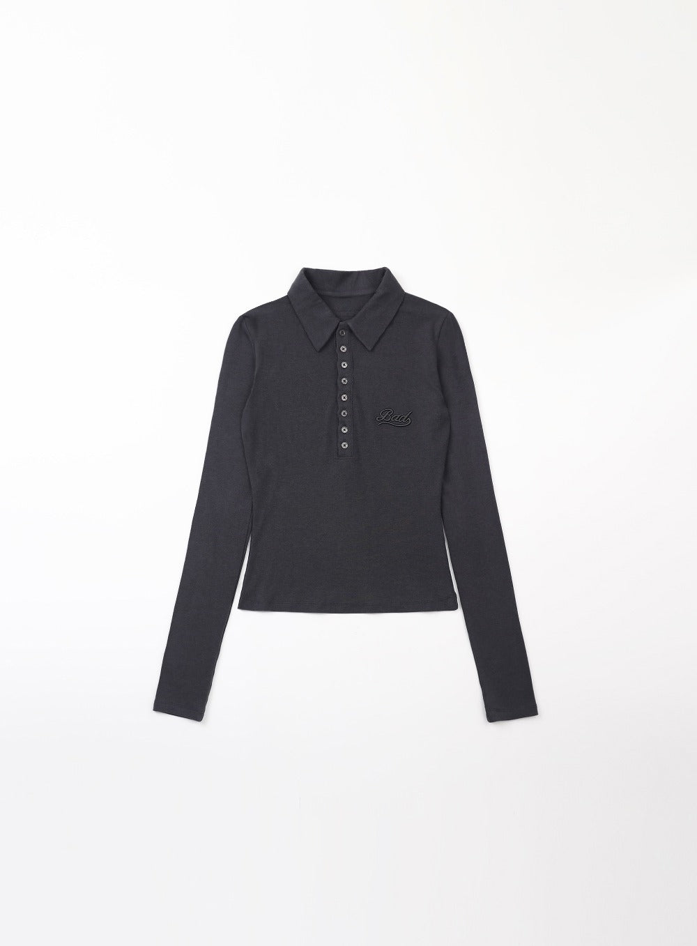 Beyond Soft Polo Long Sleeve - Charcoal