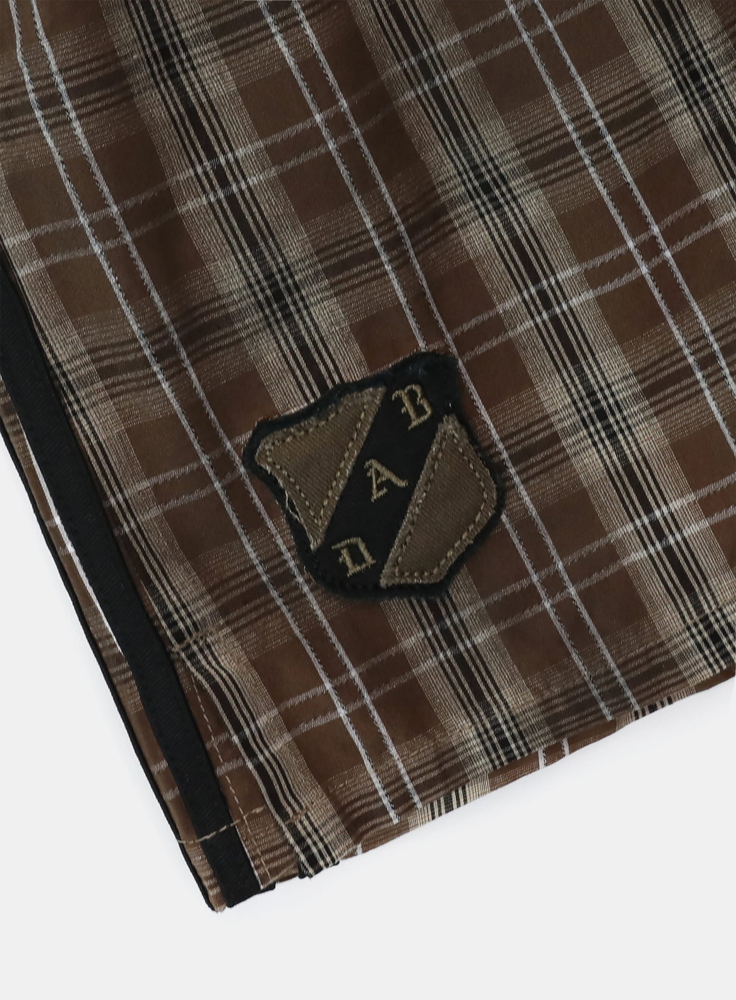 Vintage Billy Check Boxer Shorts - Brown