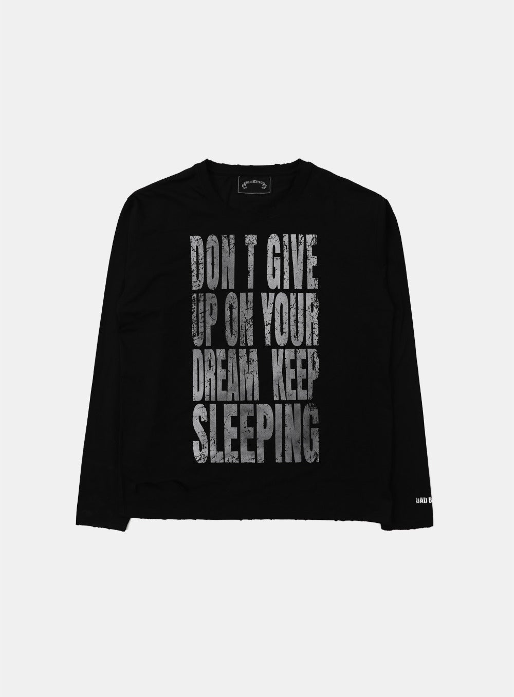 KEEP SLEEPING Long Sleeve - Dusty Black