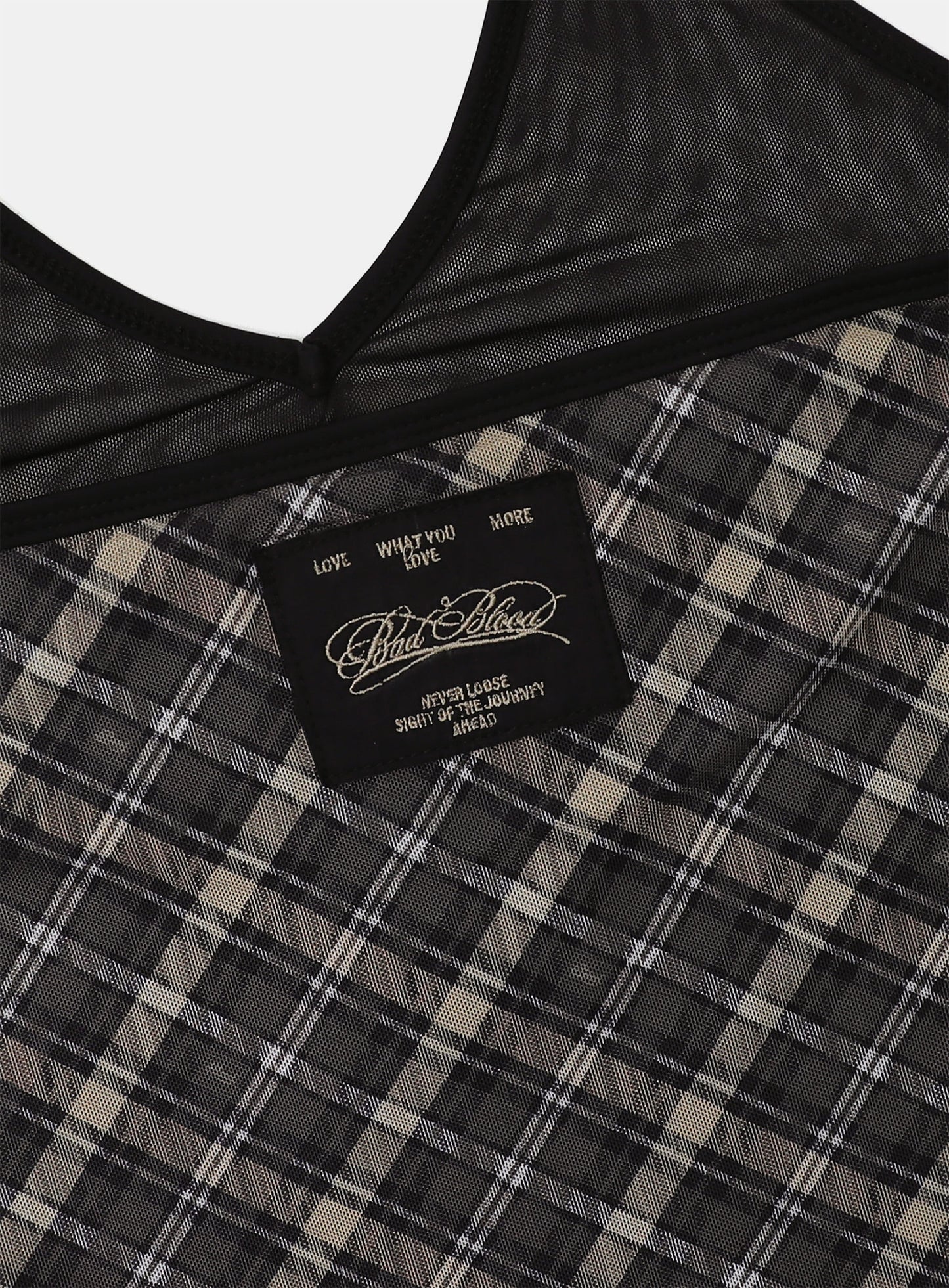 Vintage Club Holter Tank - Checkbrown