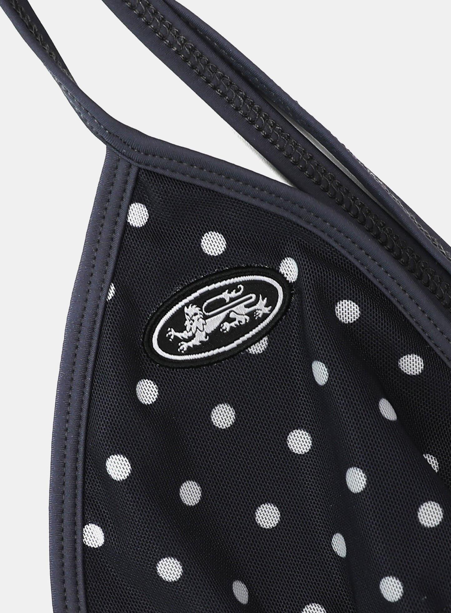 [AQUA] Splash Dot Bikini SET - Navy