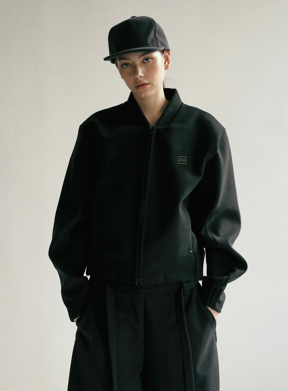 Beyond Cash Soft Zip-Up Jacket - Black