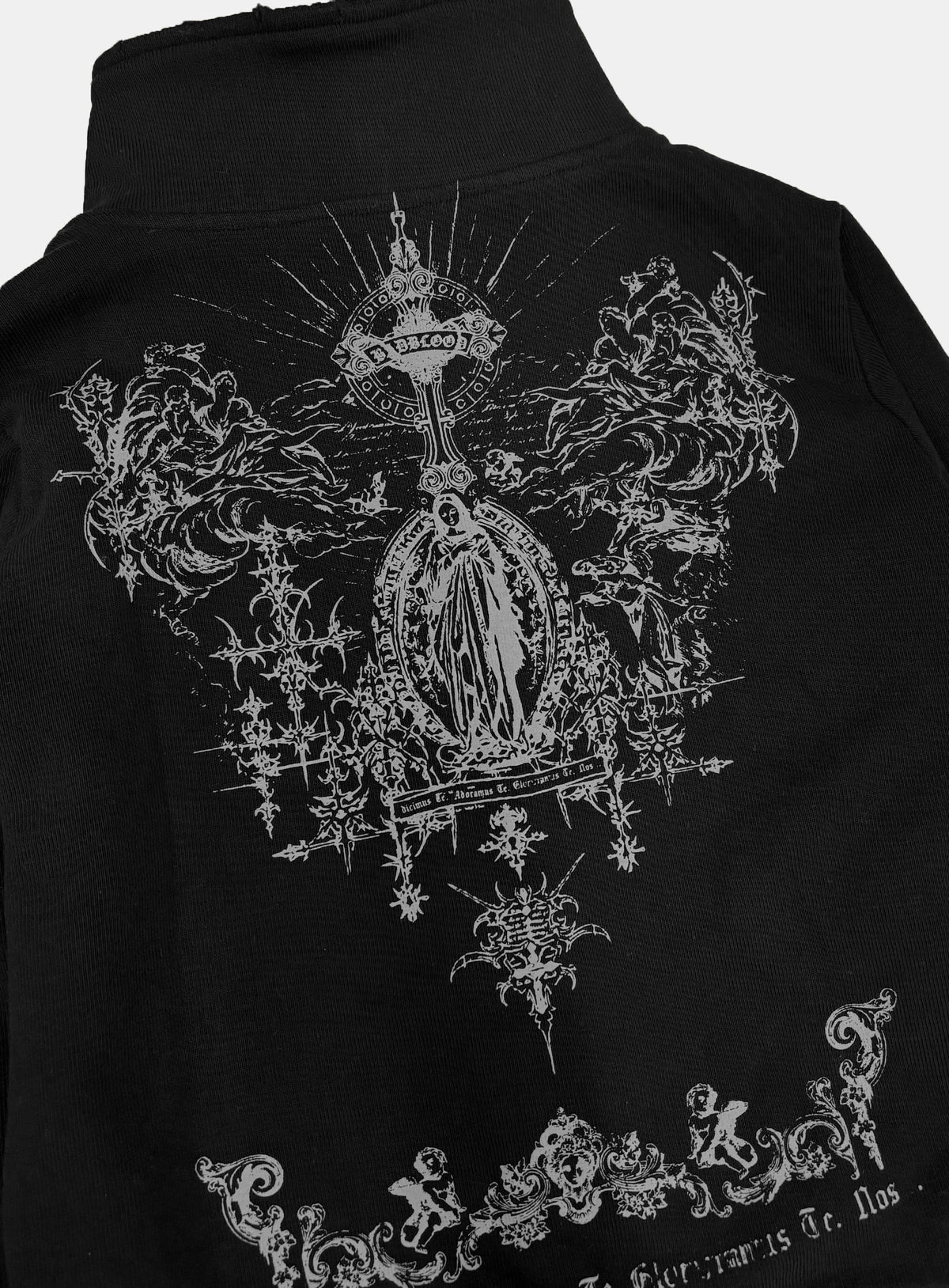 [w-jkt26-072] TMV SAINT DOMINIC Full-Zip Knit Track Top - Black