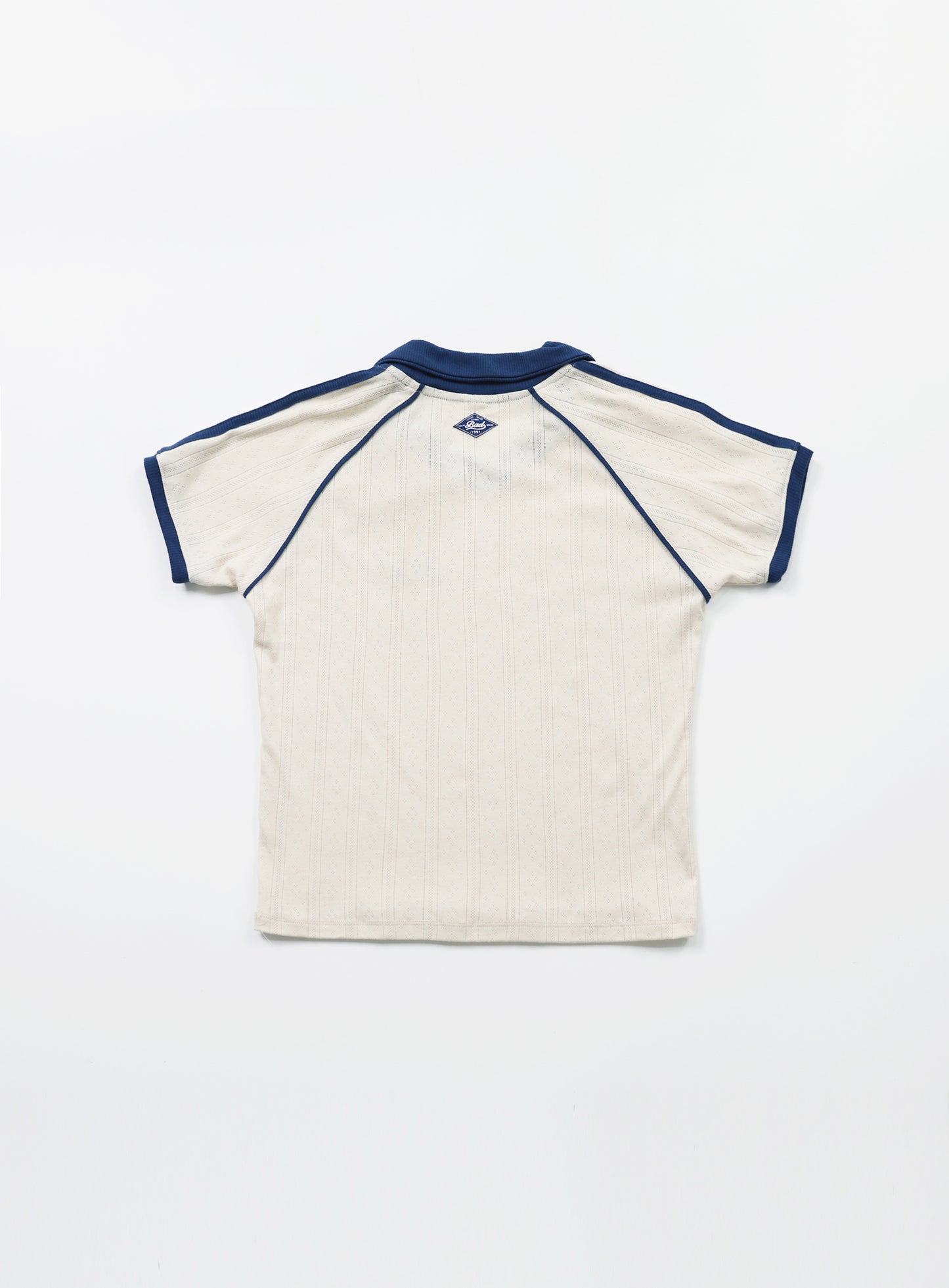 Pointelle Soccer Shirt-Blue