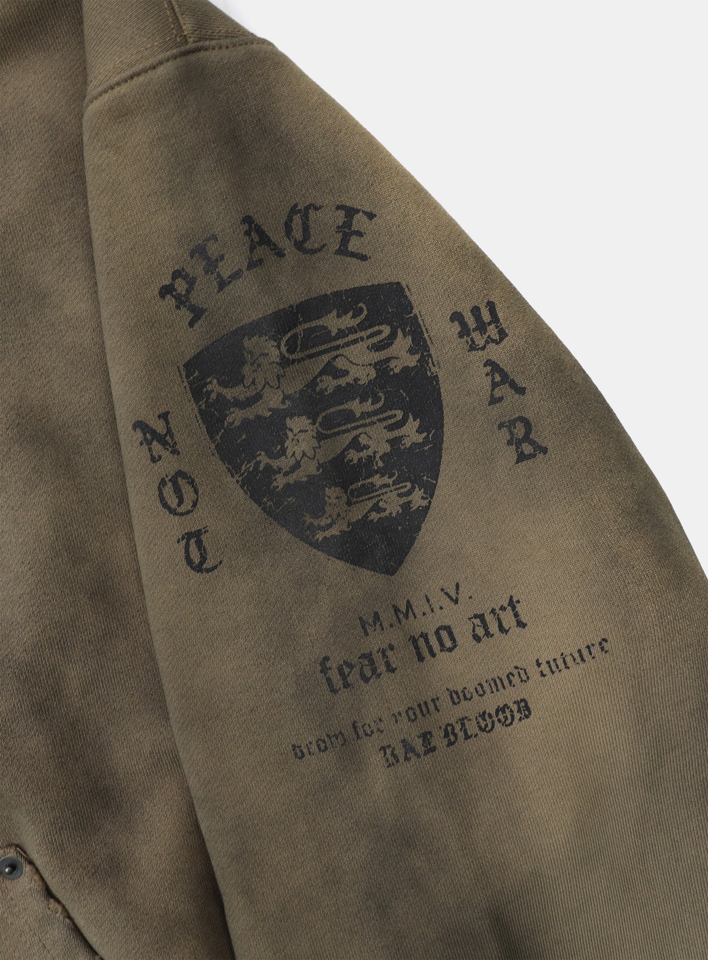 PEACE NOT WAR Hoodie - Dusty Beige