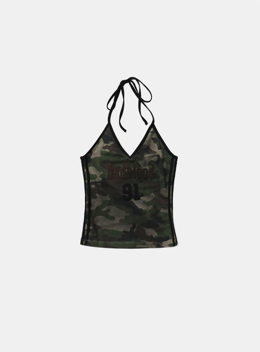 [Pre-Order] Vintage Club Holter Tank - Green Camo