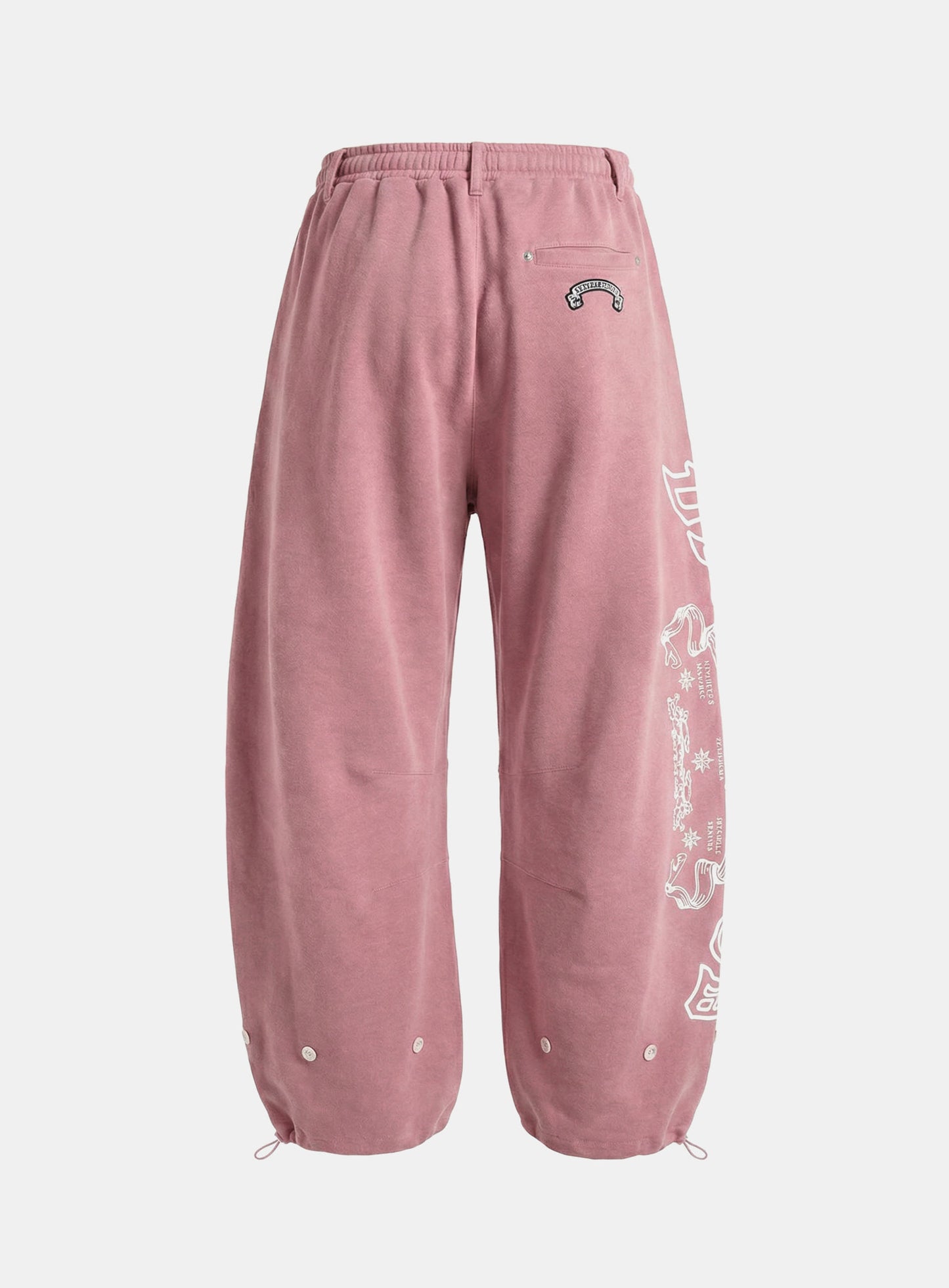 [w-pts26-052] Mystic Capsule Semi-Curved Fit Joggers - Pink