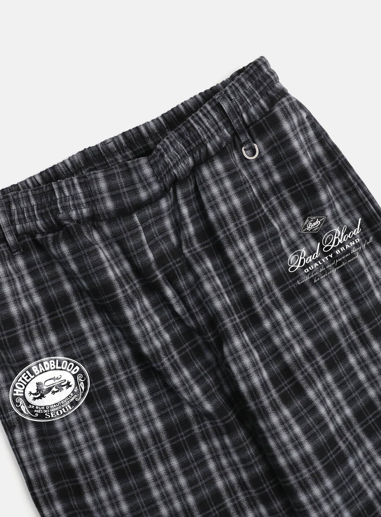 Classic Check 2 Way Jogger Trousers - Black