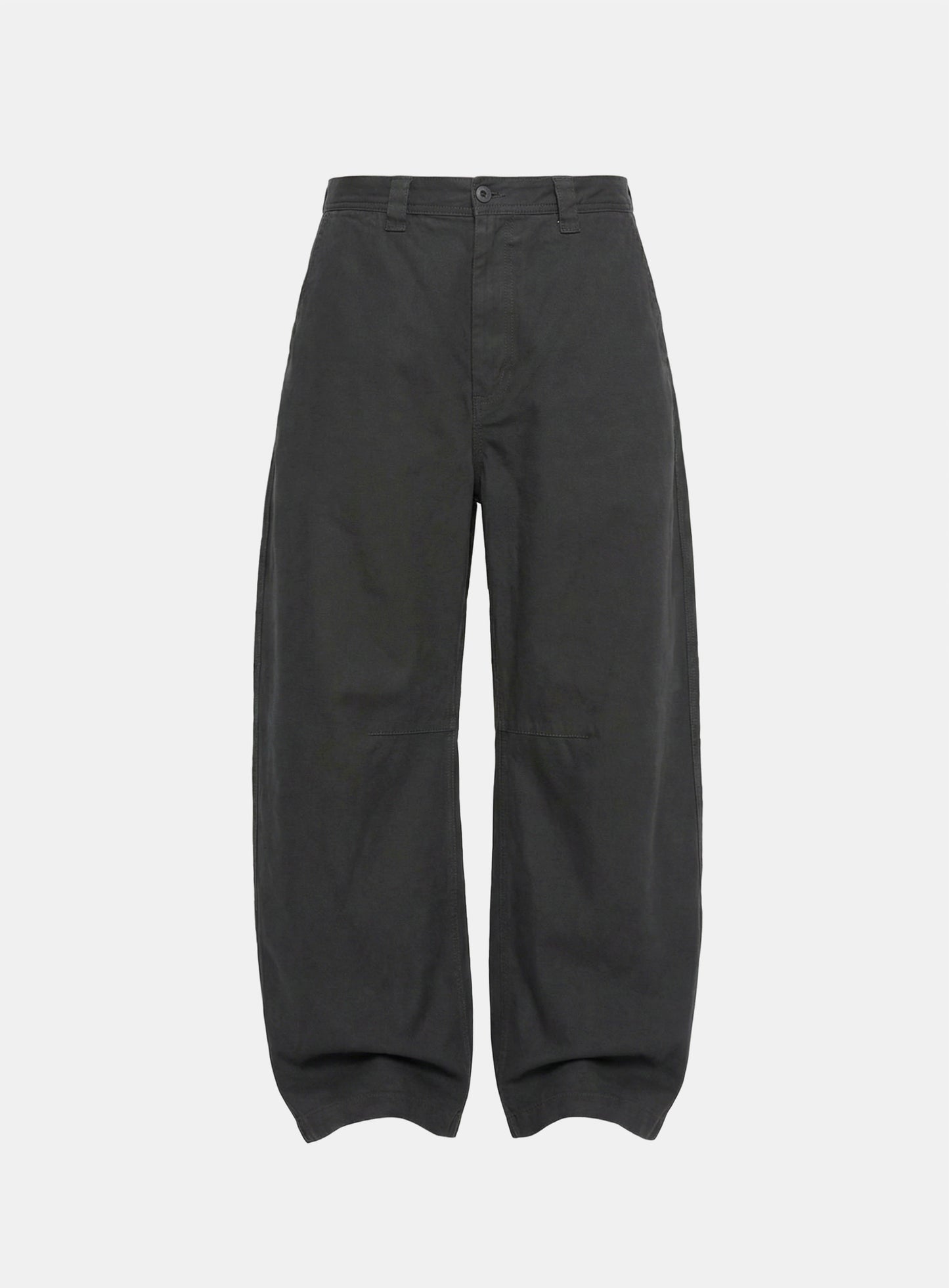 [w-pts26-005] Mystic Formal Curved Chino Pants - Charcoal
