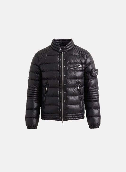 [﻿PREORDER] [w-jkt26-090] Viper 411 Midweight Biker Puffer V2 – Black