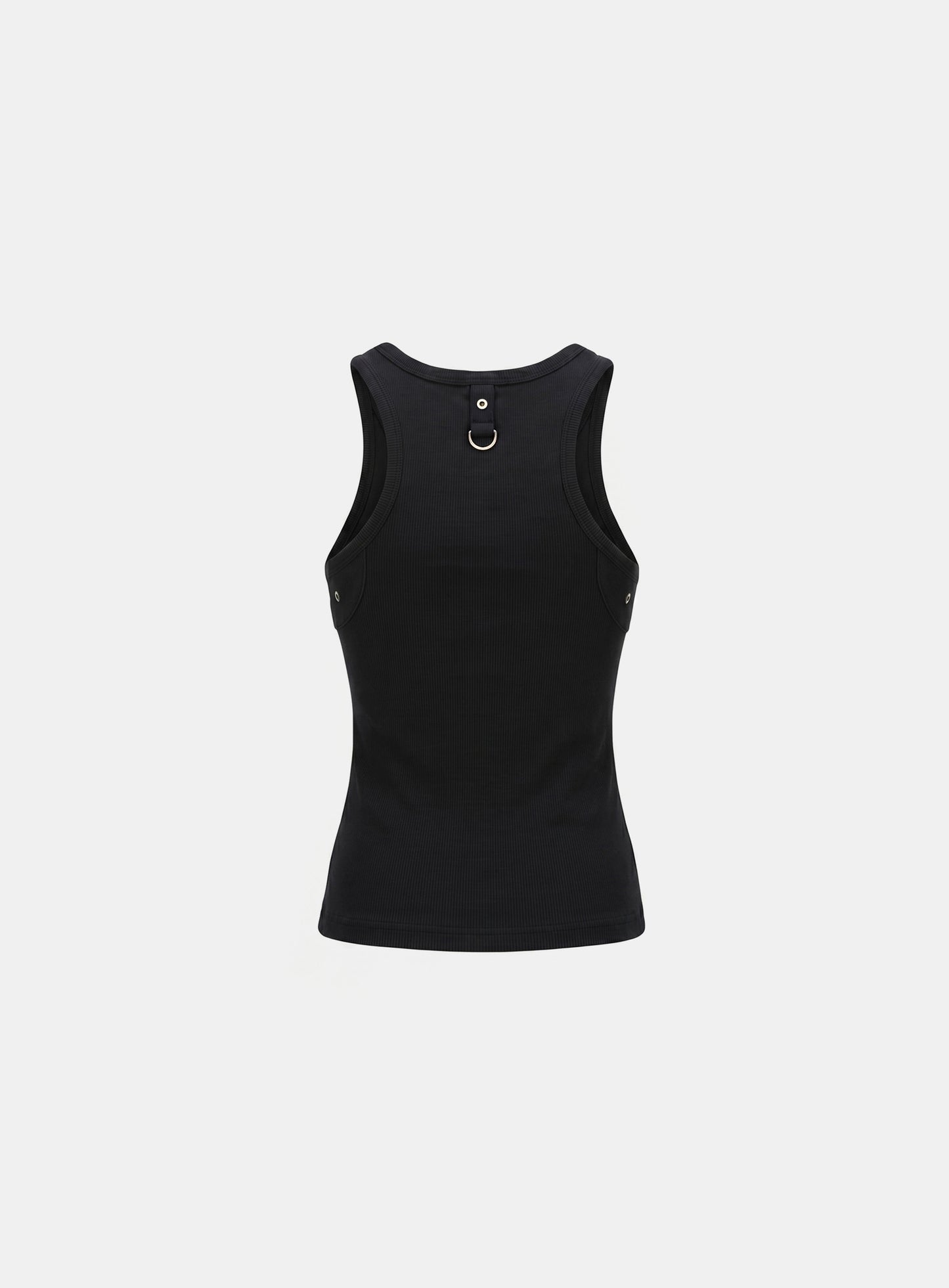 [w-tnk26-050] Delta Utility Cottonlip Tank - Black