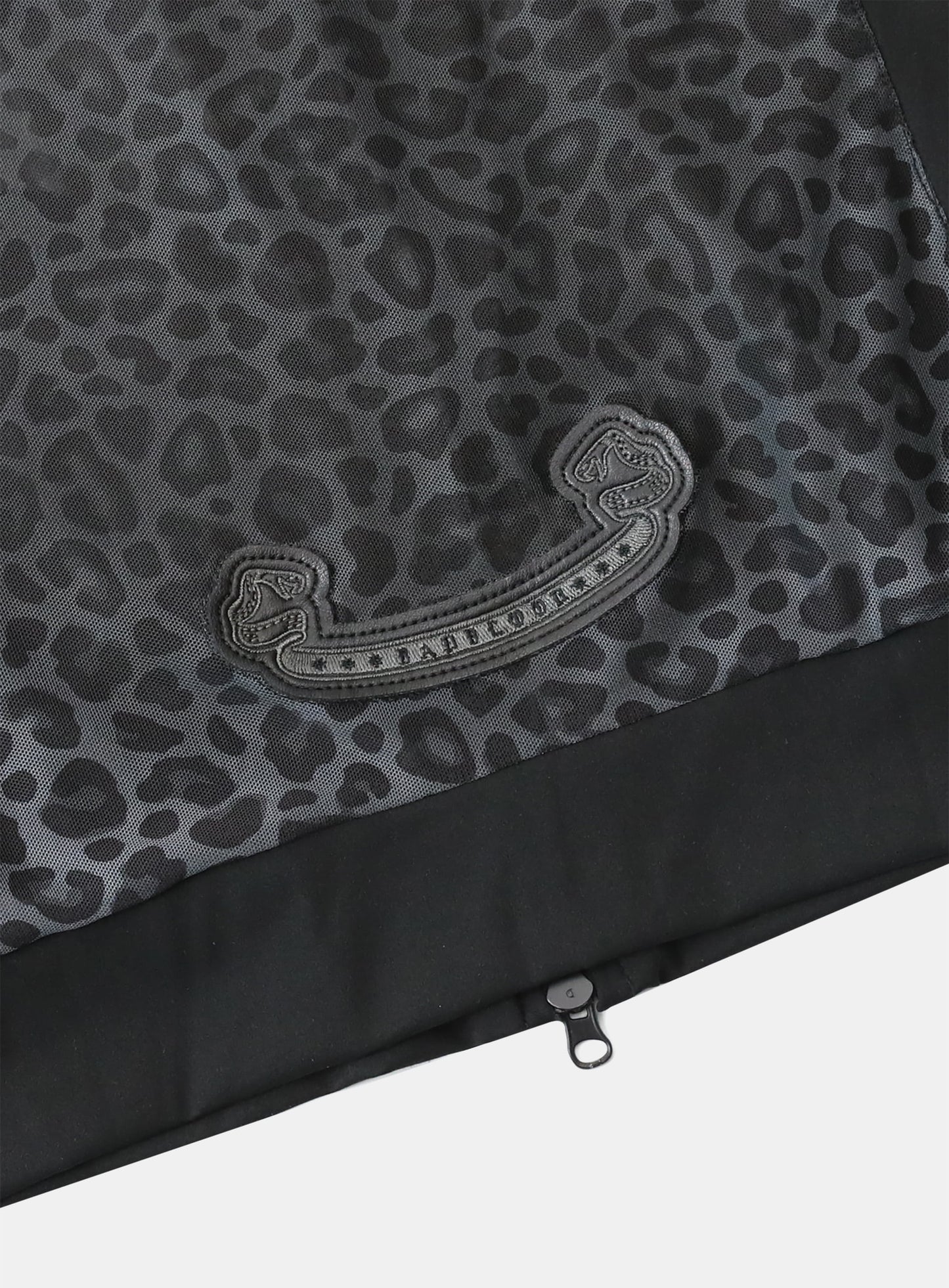 Mystic Track Zip-Up - Black Leopard