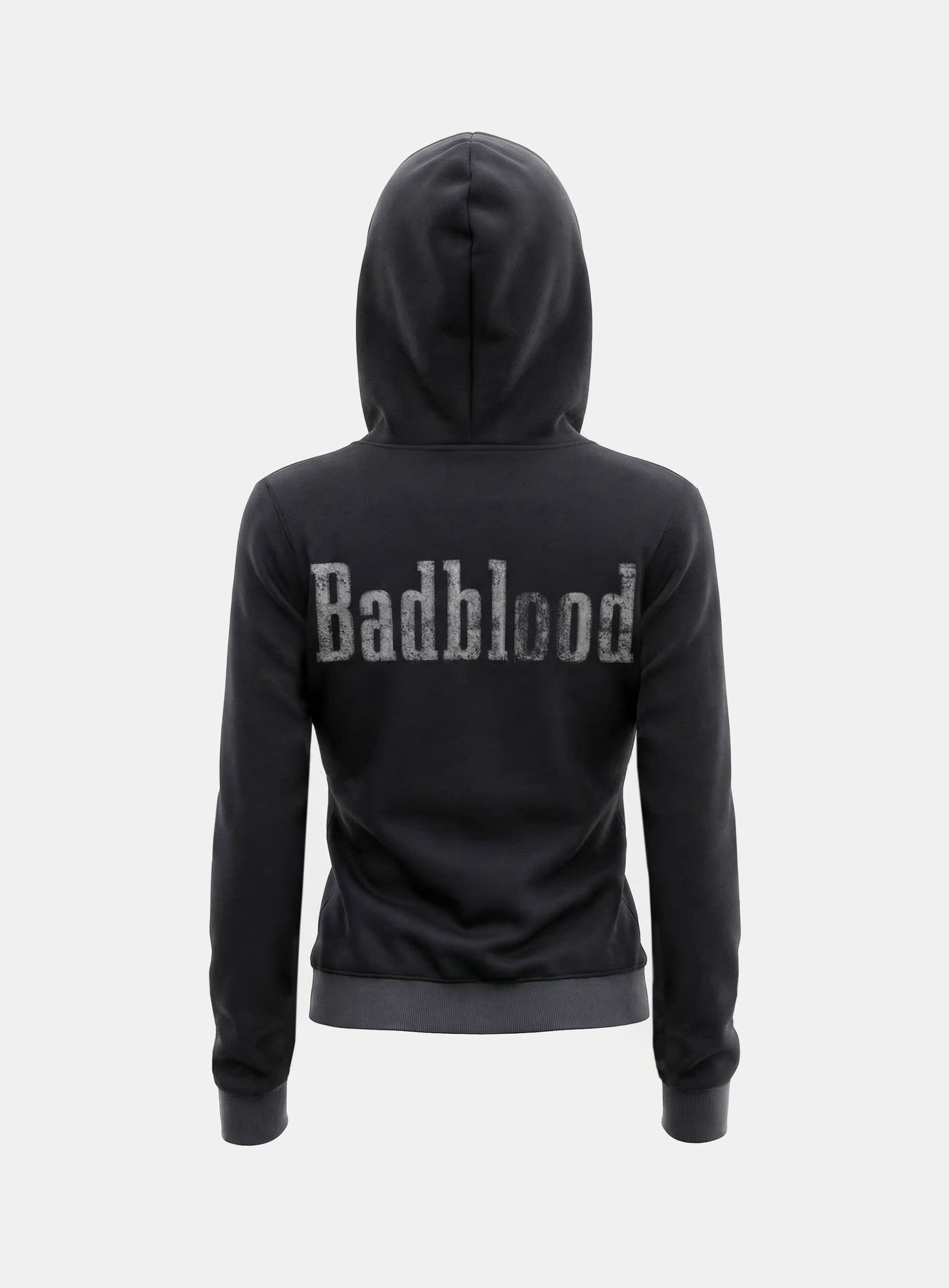 Sun Faded 2 Hooded Zip-Up - Black