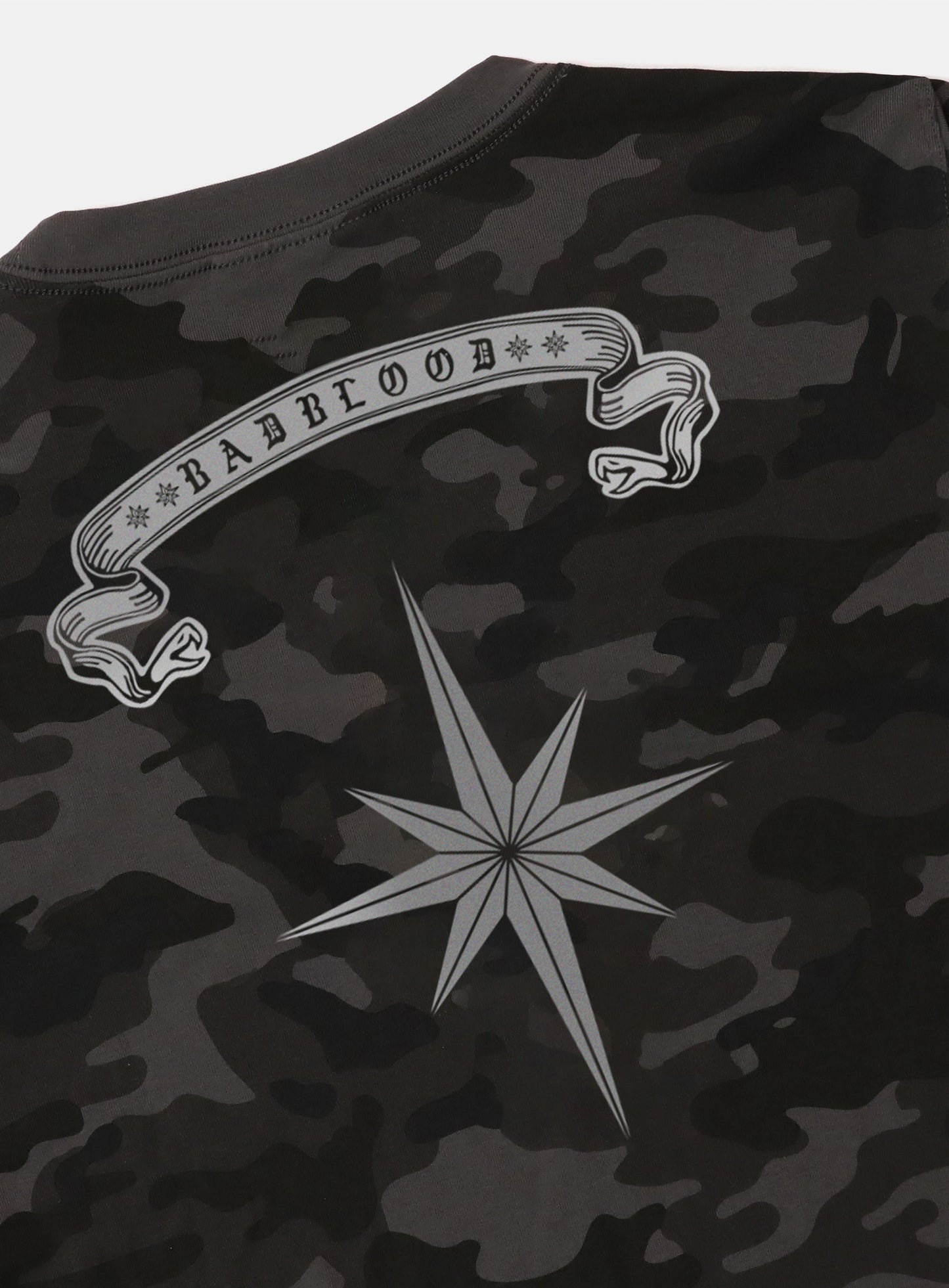 Cosmo Reflective Ringer T-Shirt - Black Camo