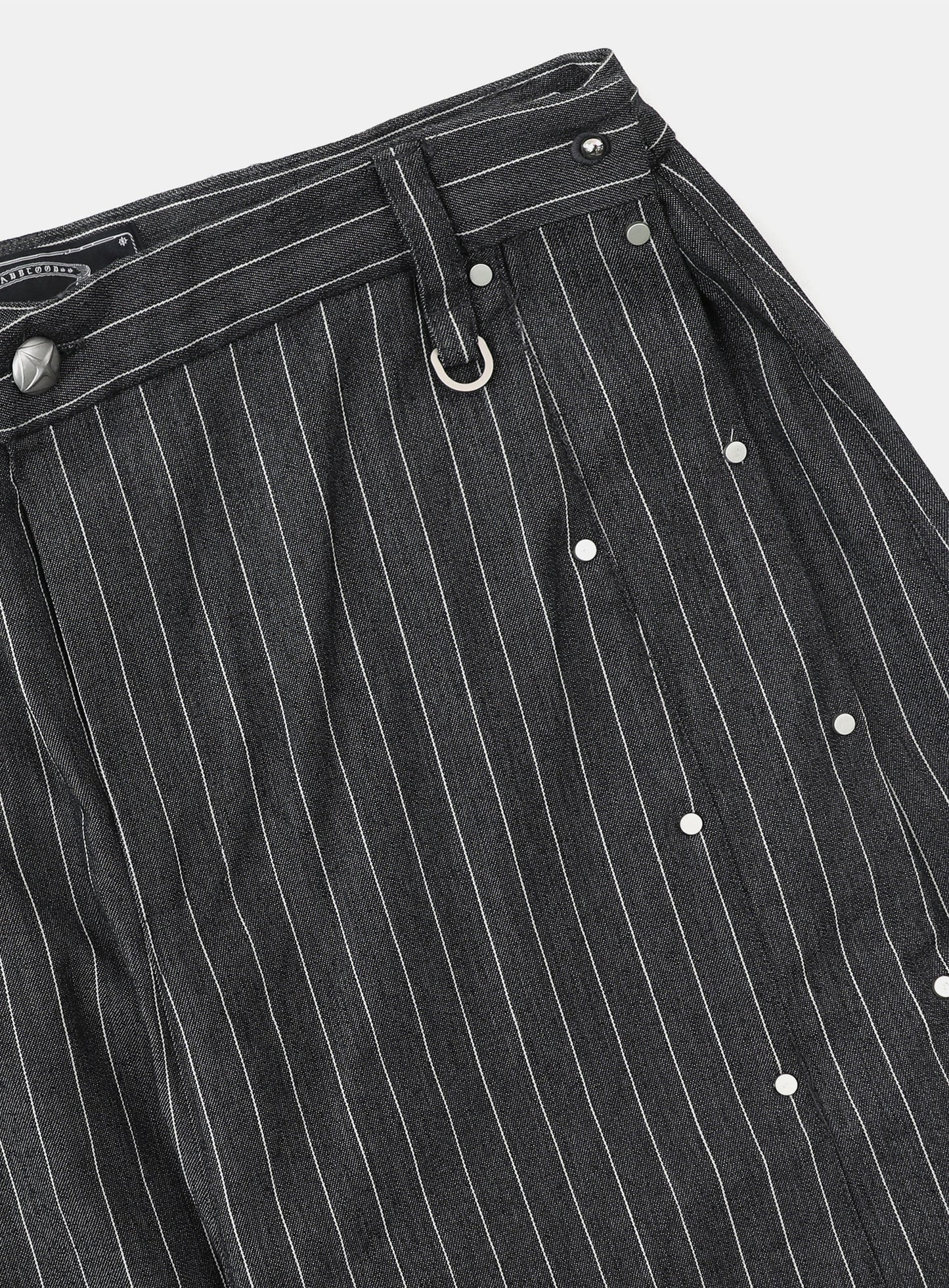 Viper 211 Denim Curved Pants - Grey/Striped