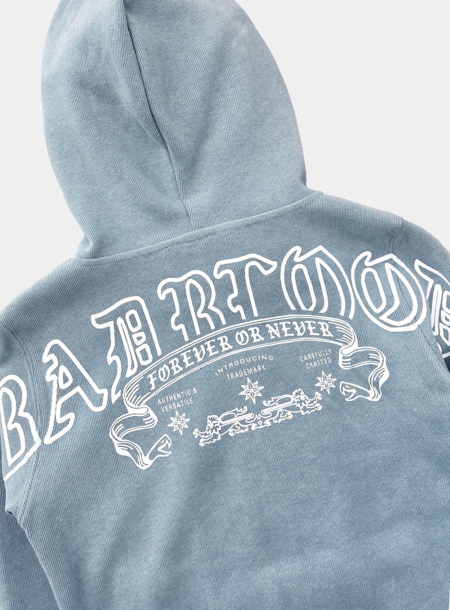 [w-hde26-020] Mystic Capsule Slim-Fit Zip-Up Hoodie - Sky Blue