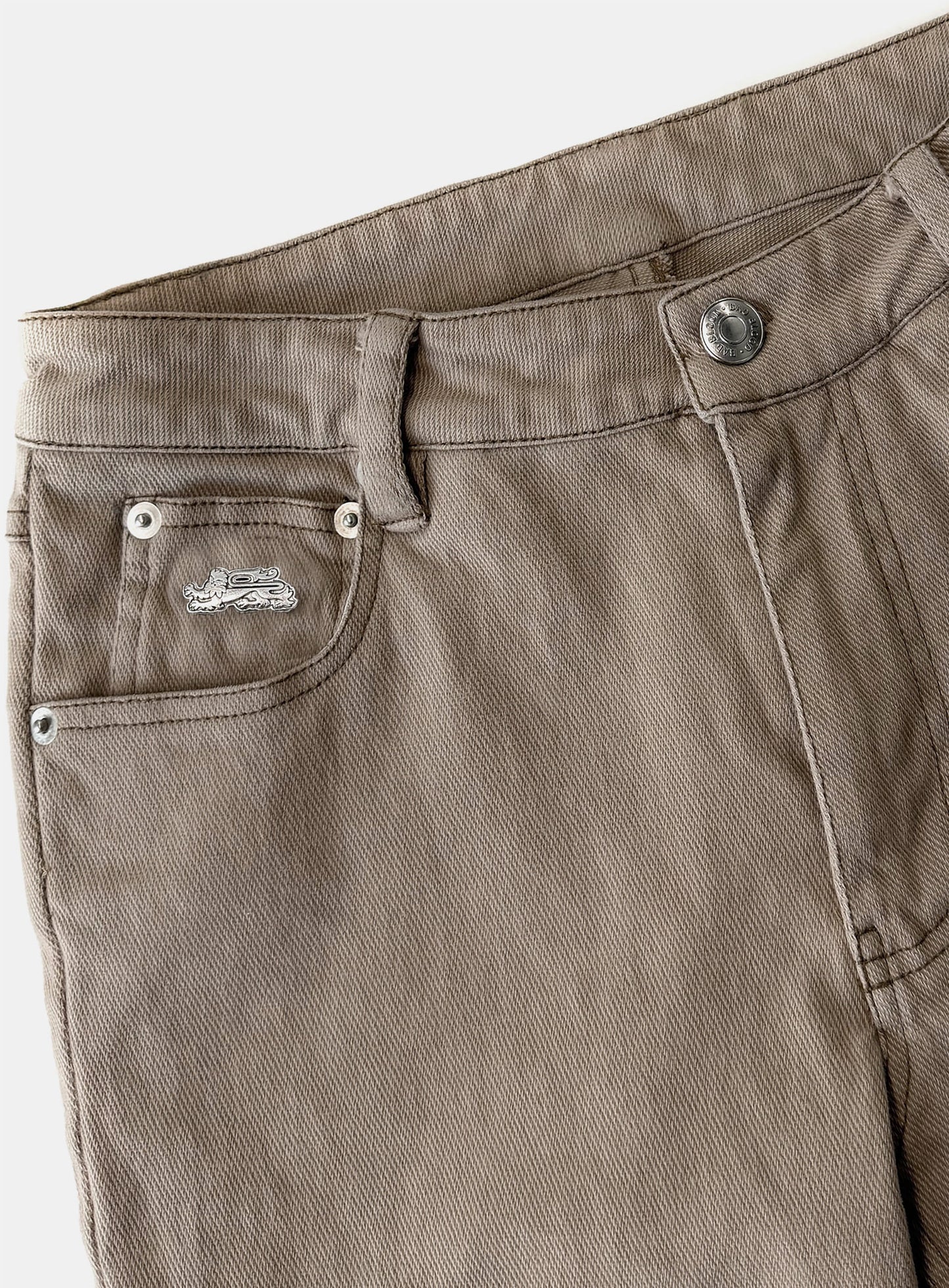 [w-pts26-073] 702 Low-Rise Bootcut Pants - Beige