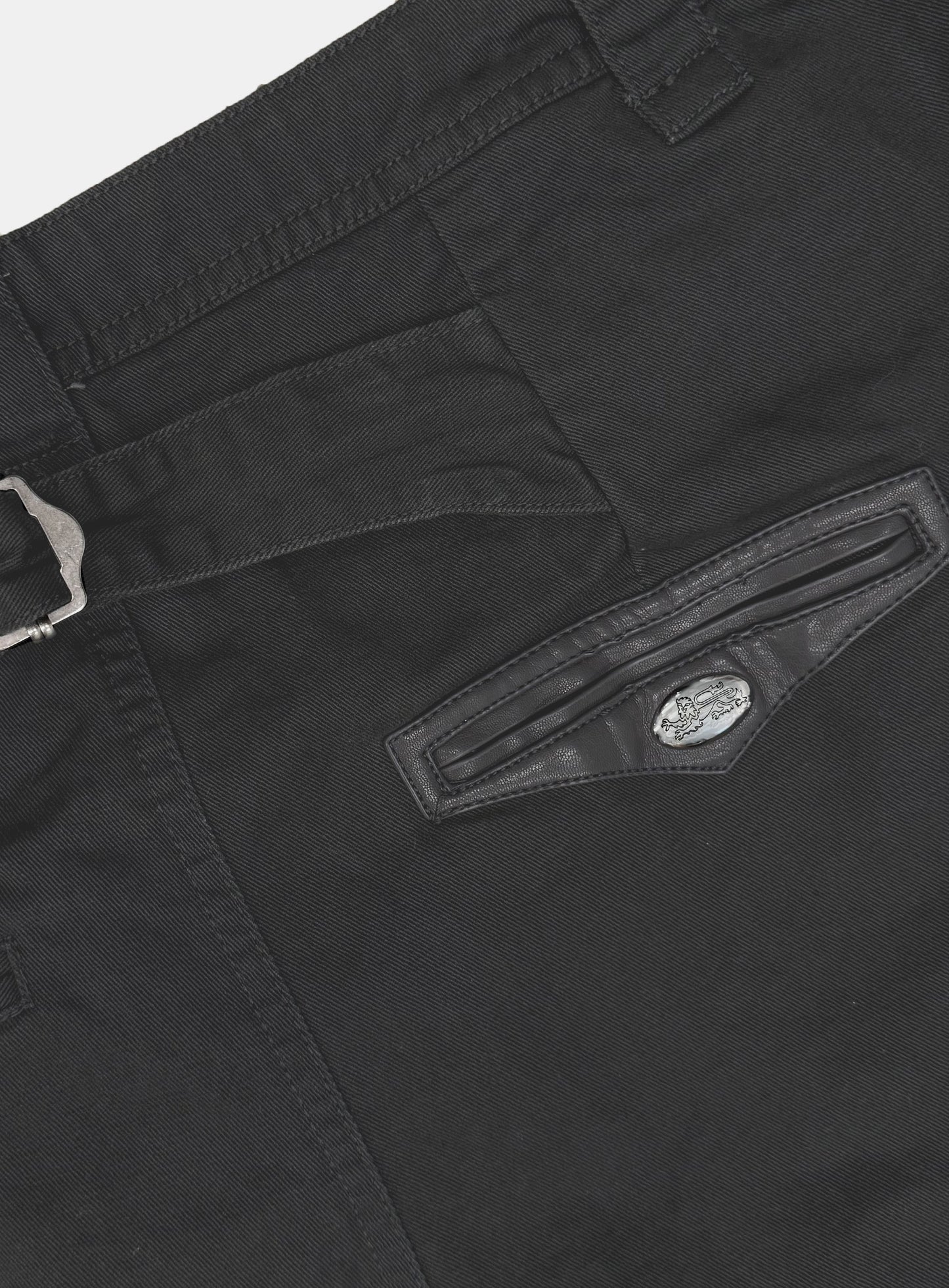 [w-pts26-005] Mystic Formal Curved Chino Pants - Charcoal
