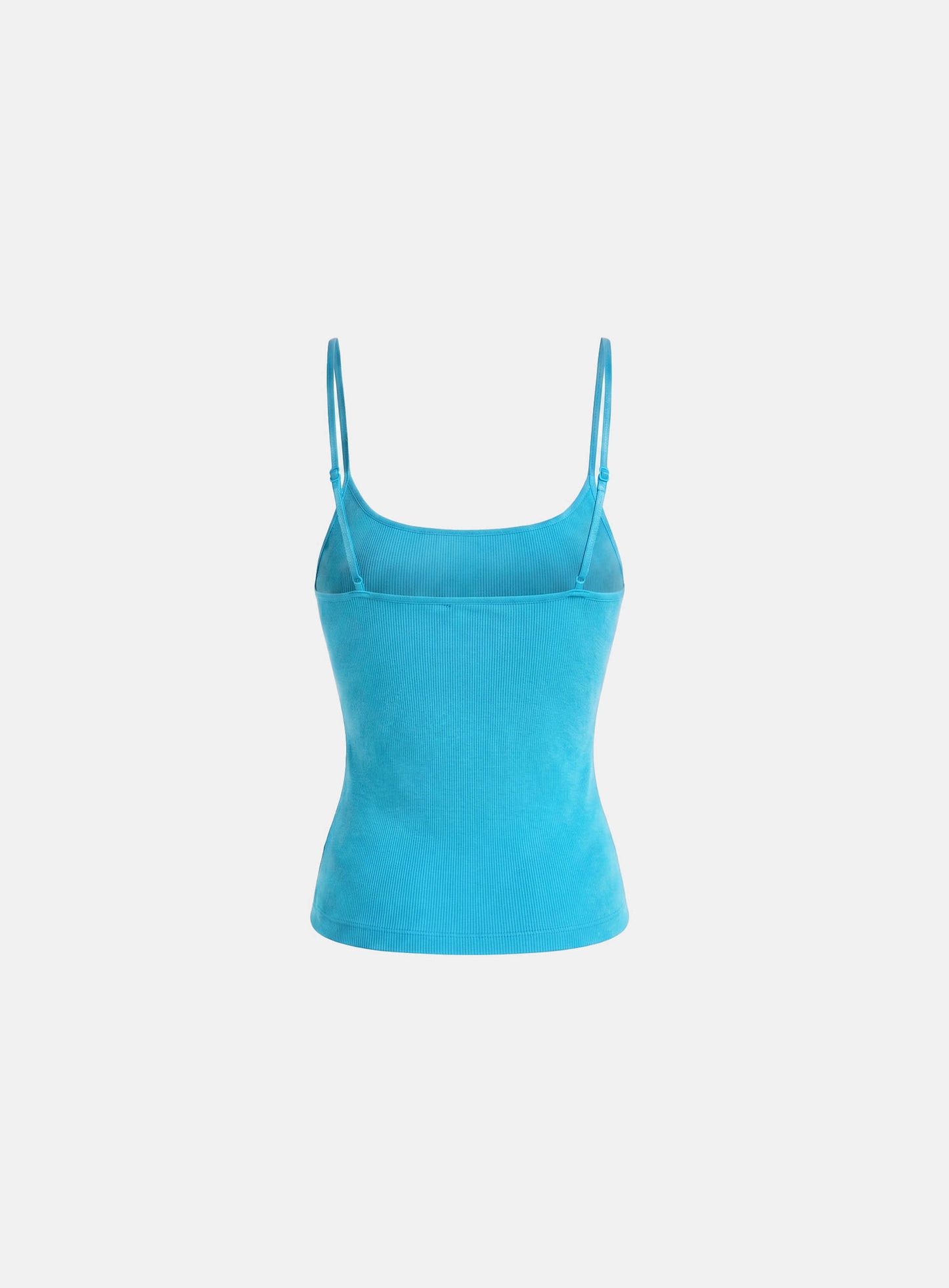 [w-tnk26-066] Ambassador 26 Cotton Lip Camisole Tank - Blue