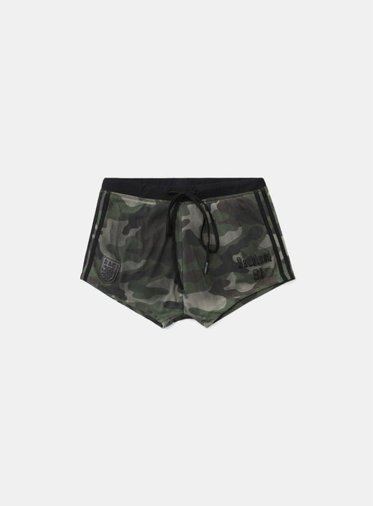 Vintage Club Boy Shorts - Green Camo