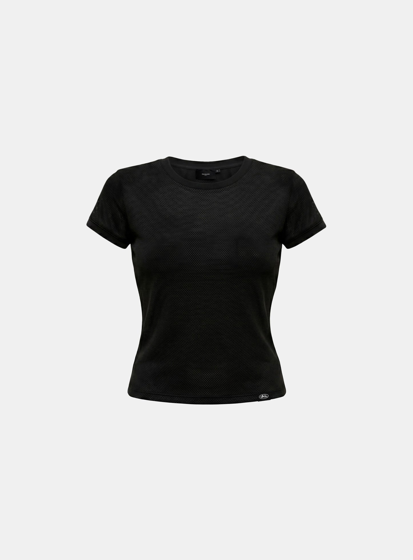 [AQUA] [w-tee26-186] Dark Classic 2 Crew Neck 1/2 T-shirt - Black