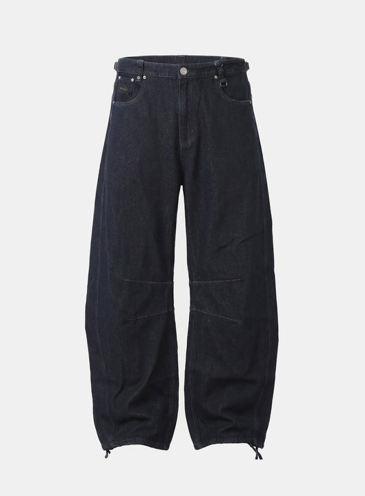 [w-pts25-109] Viper 301 Semi-Curved Pants - Blue Denim