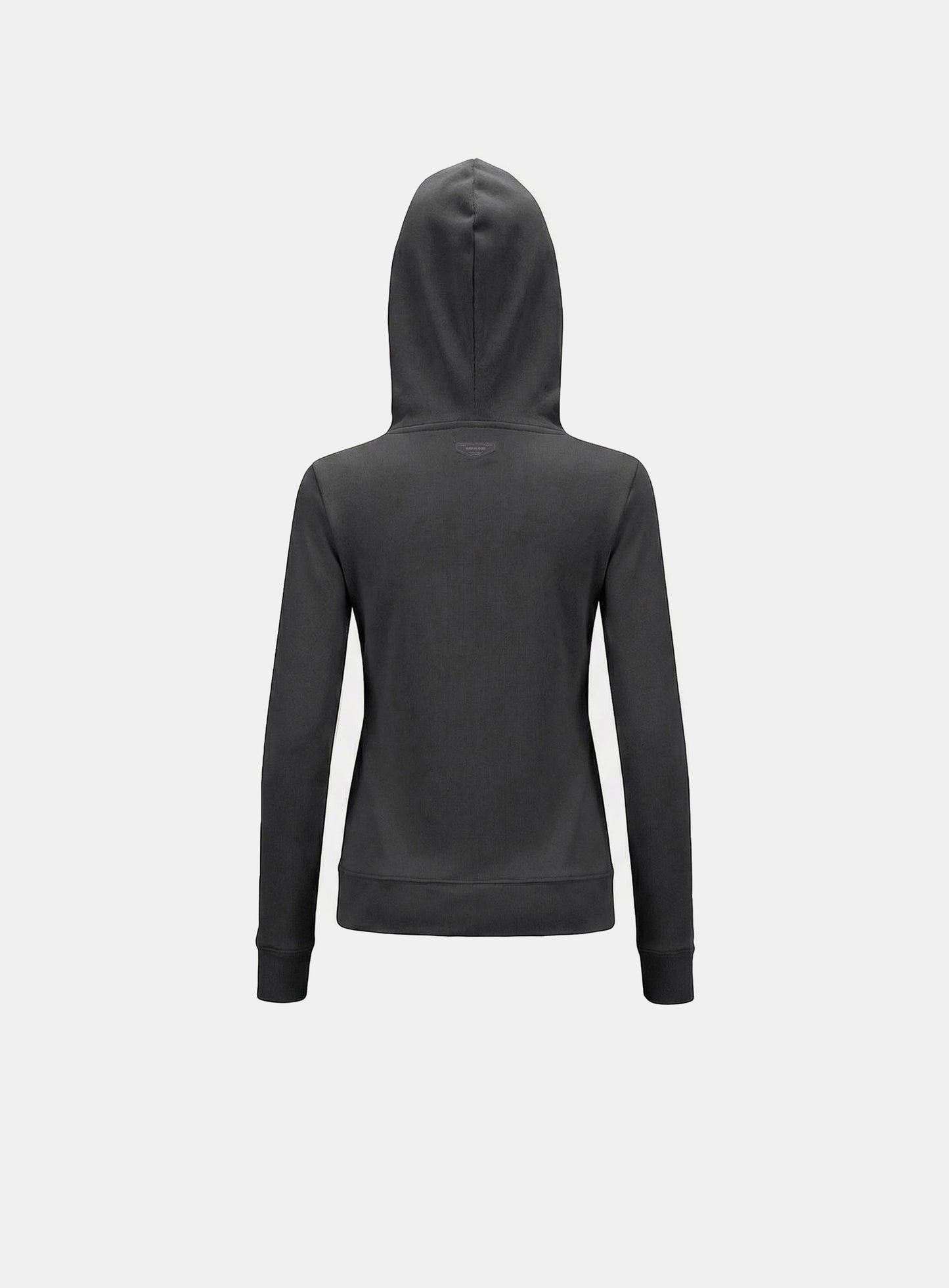 [w-hde26-008] BS Soft Terry Zip-Up Hoodie - Charcoal