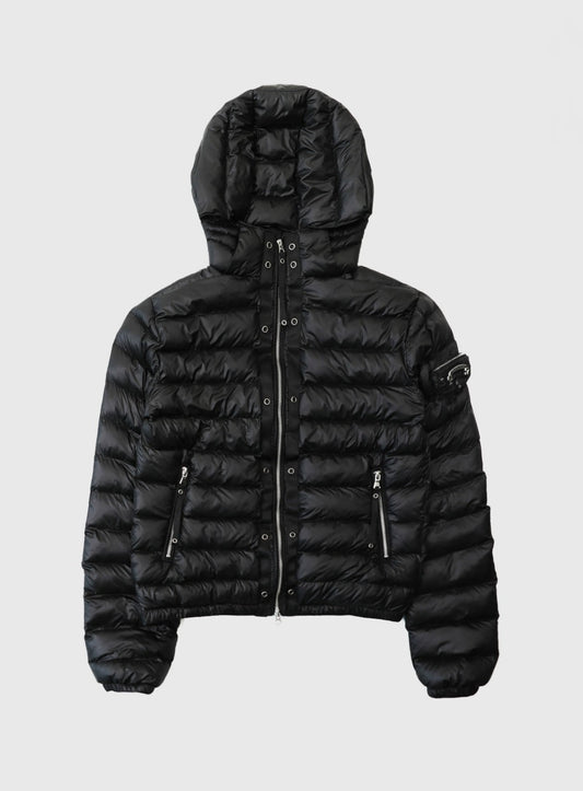 Viper 31-1 Lightweight Hooded Puffer - Black