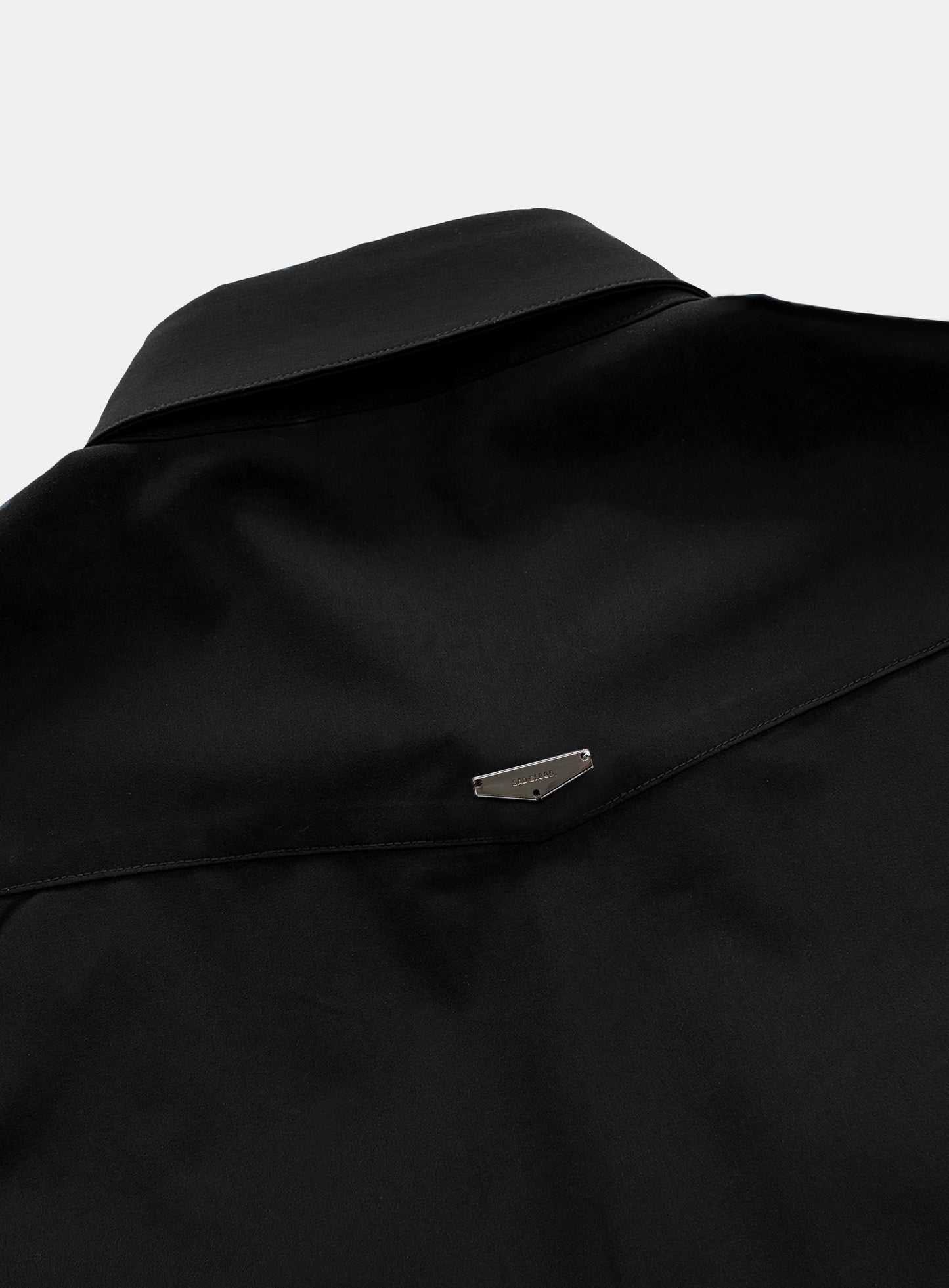 [w-sht26-008] Uniform Classic Slim-Fit Dress Shirt - Black