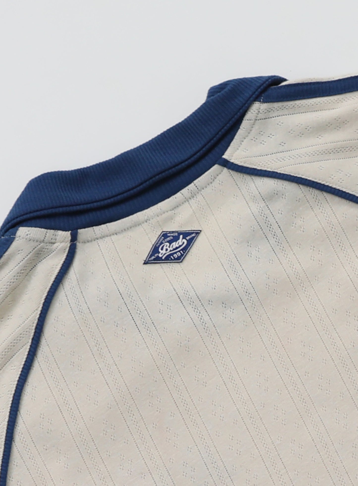 Pointelle Soccer Shirt-Blue