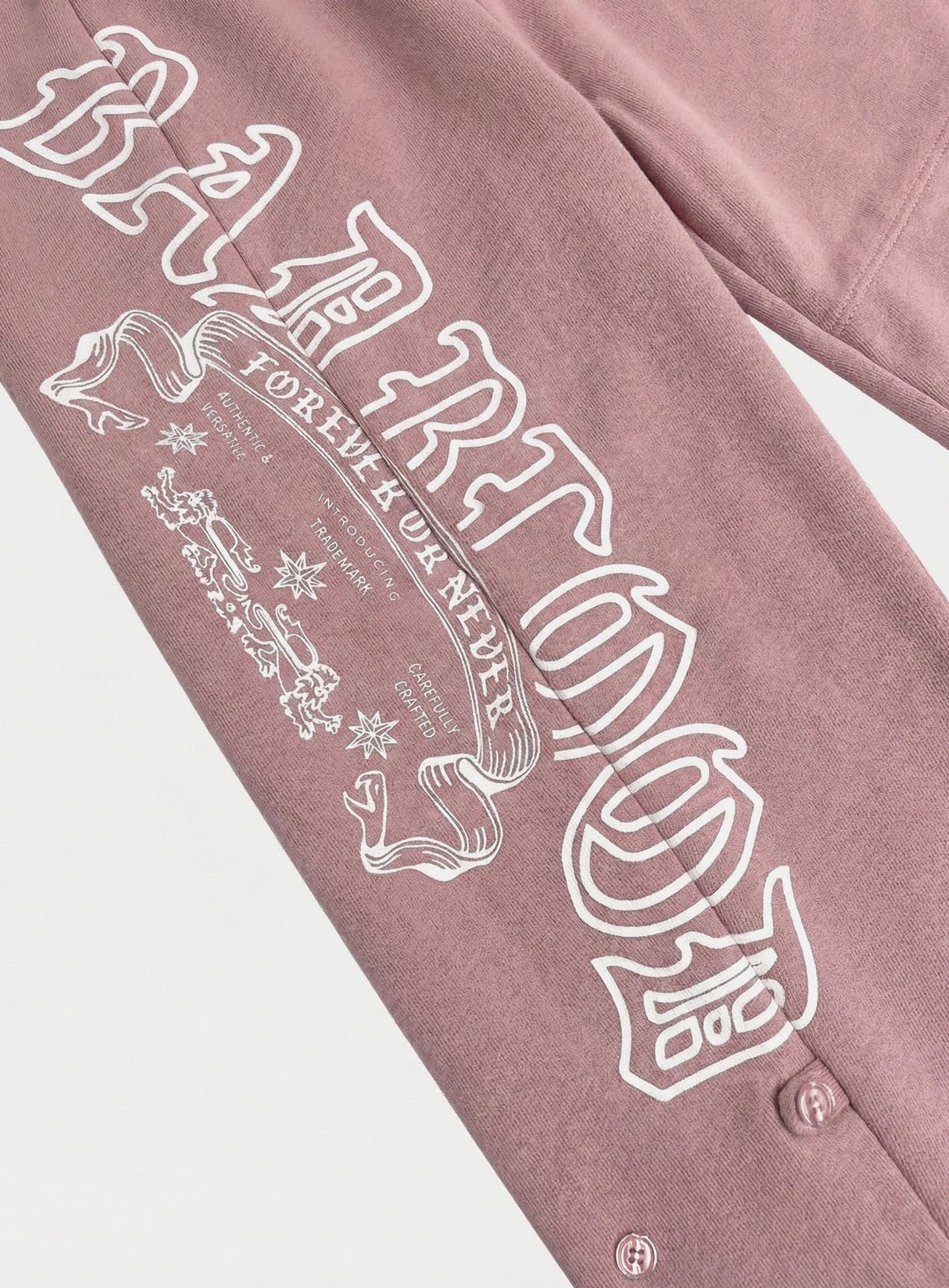[w-pts26-052] Mystic Capsule Semi-Curved Fit Joggers - Pink