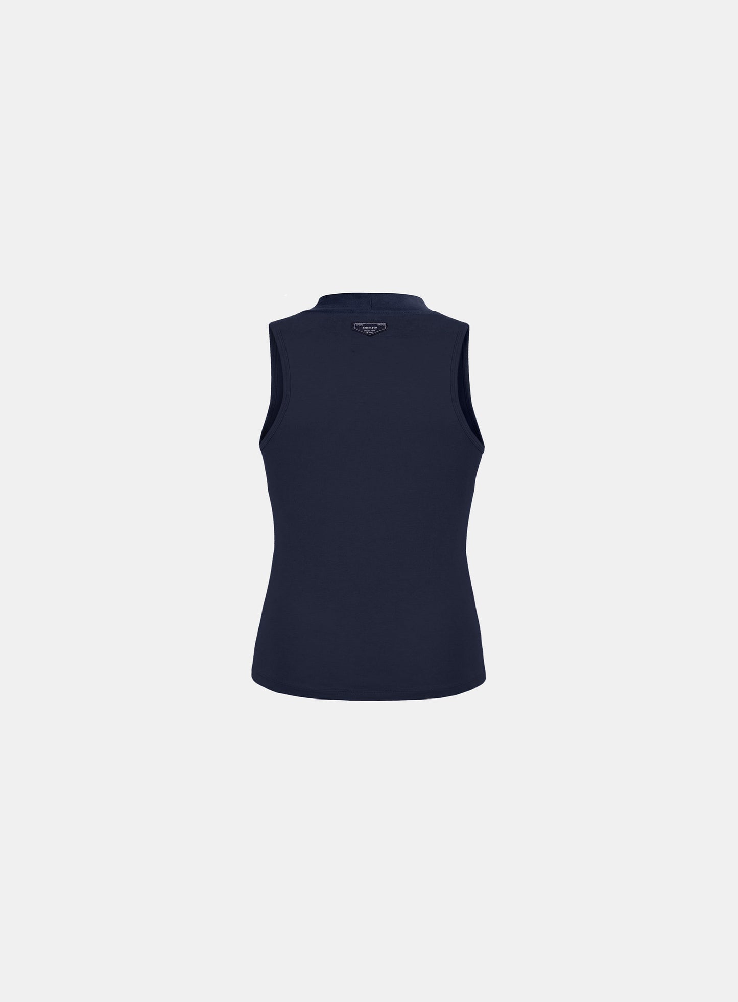 [w-tnk26-025] Everyday Mock-Neck Tank - Navy