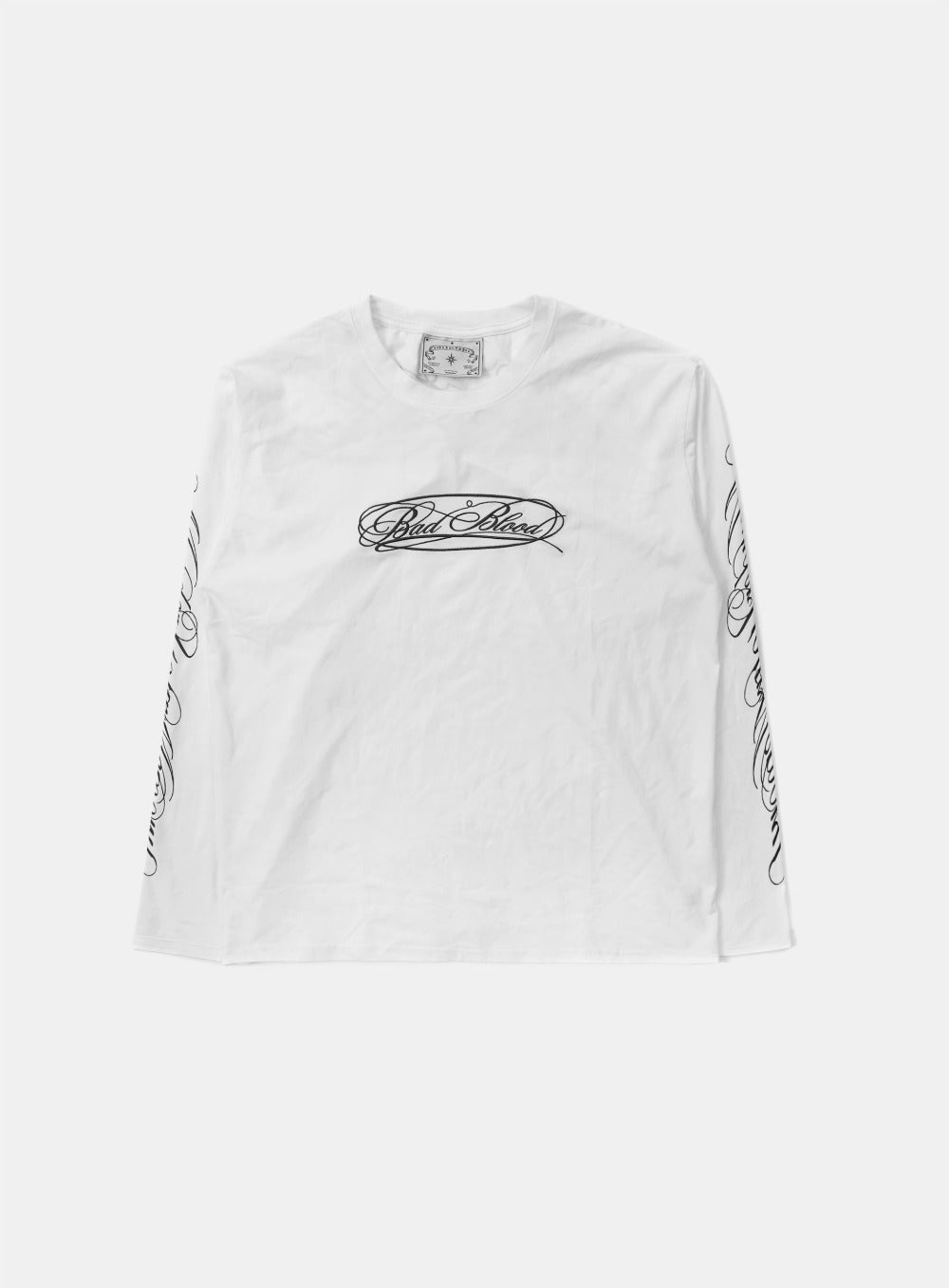 Dark Classic MYM Long Sleeve - White