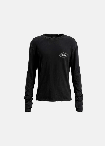 [w-tww26-275] T.M.V. UNCONTROLLED Long Sleeve1- Black