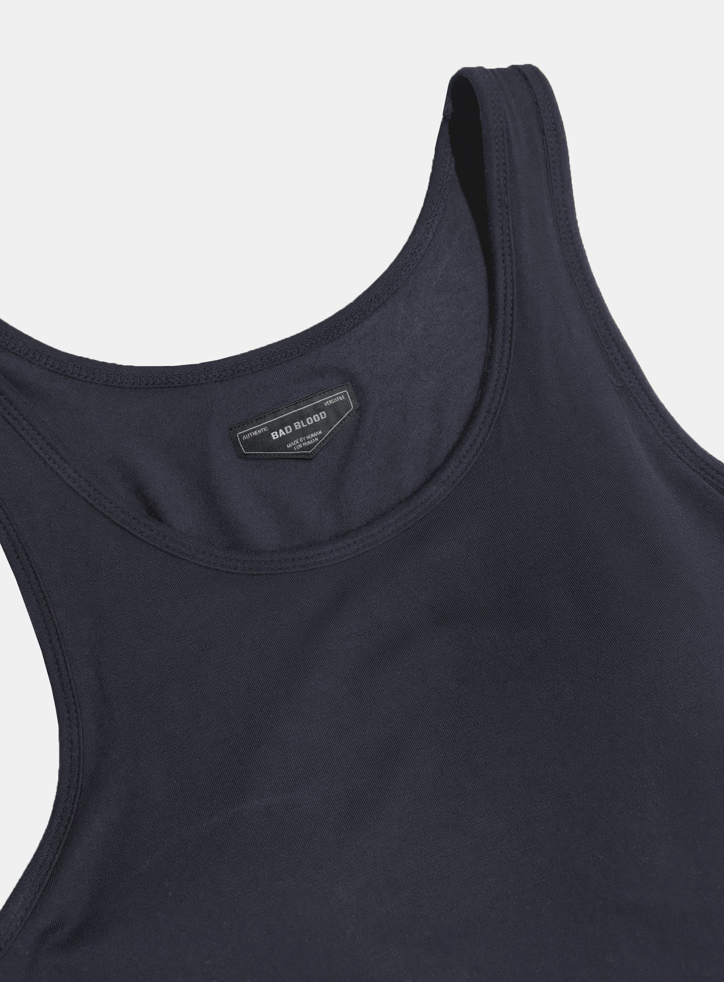 [w-jst26-009] Everyday U-Neck Tank Bodysuit - Charcoal