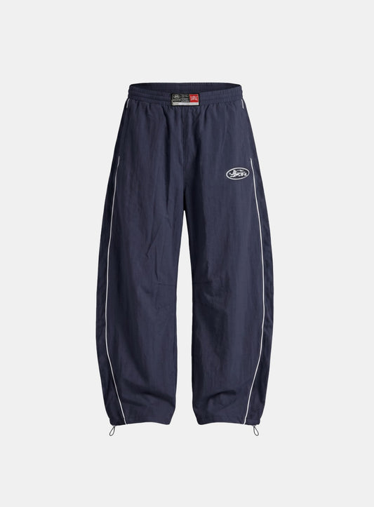 [w-pts26-107] Mystic Nylon Track Pants - Navy