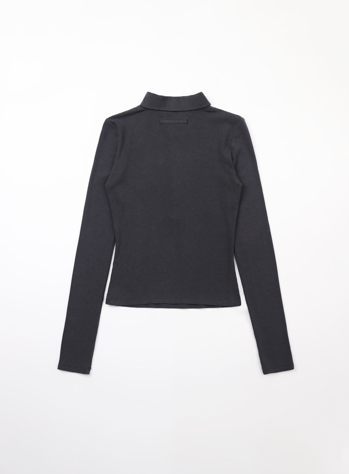 Beyond Soft Polo Long Sleeve - Charcoal