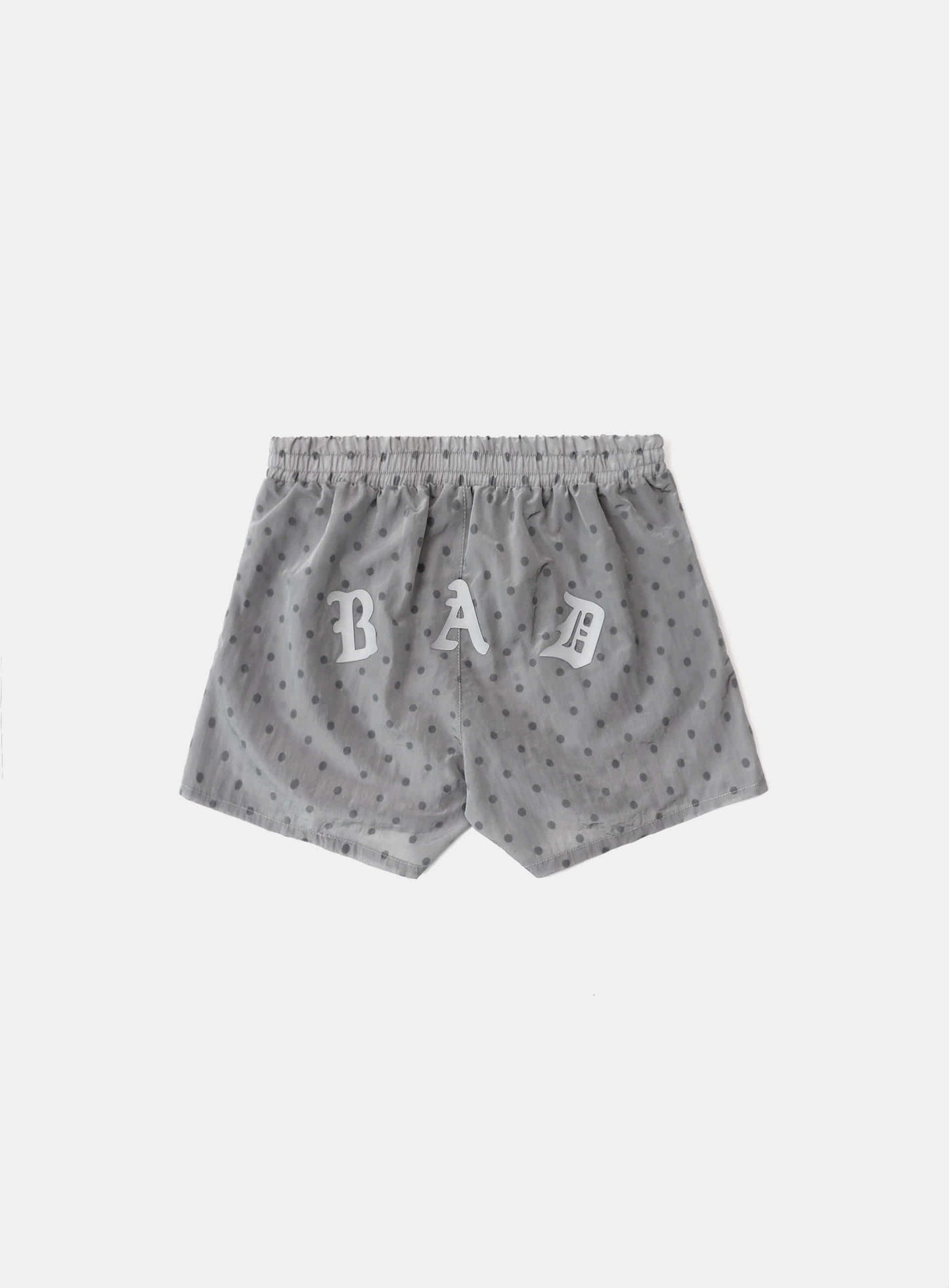 [AQUA] Mystic Nylon Reflective Boxer Swim Shorts - Grey Dot