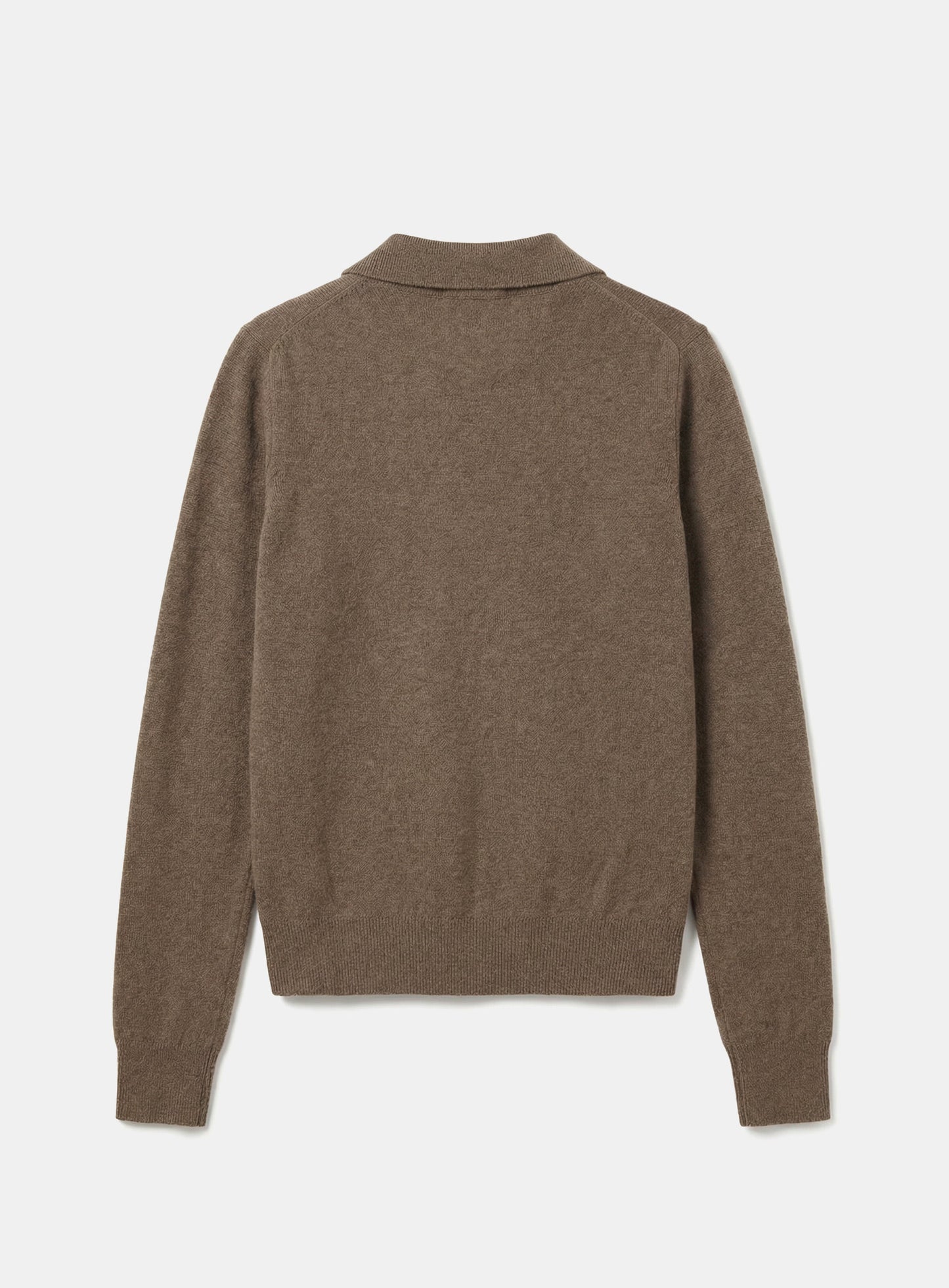 [w-knt26-012] Mystic Symbol Polo Cardigan - Camel