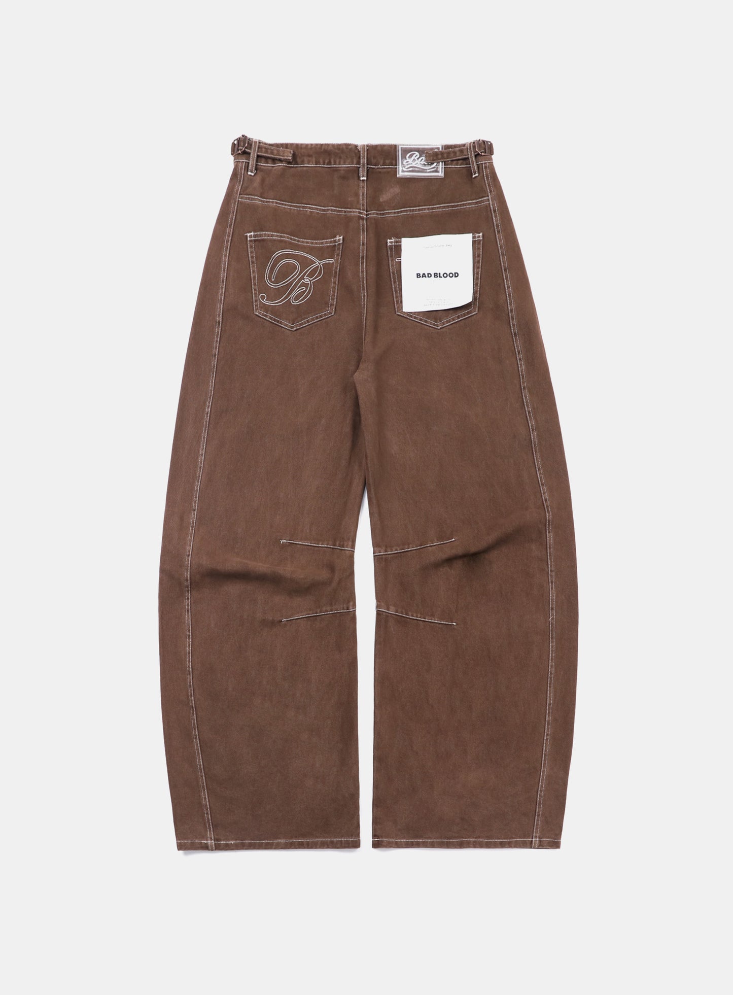 Noah Barrel Denim Jeans - Tobacco