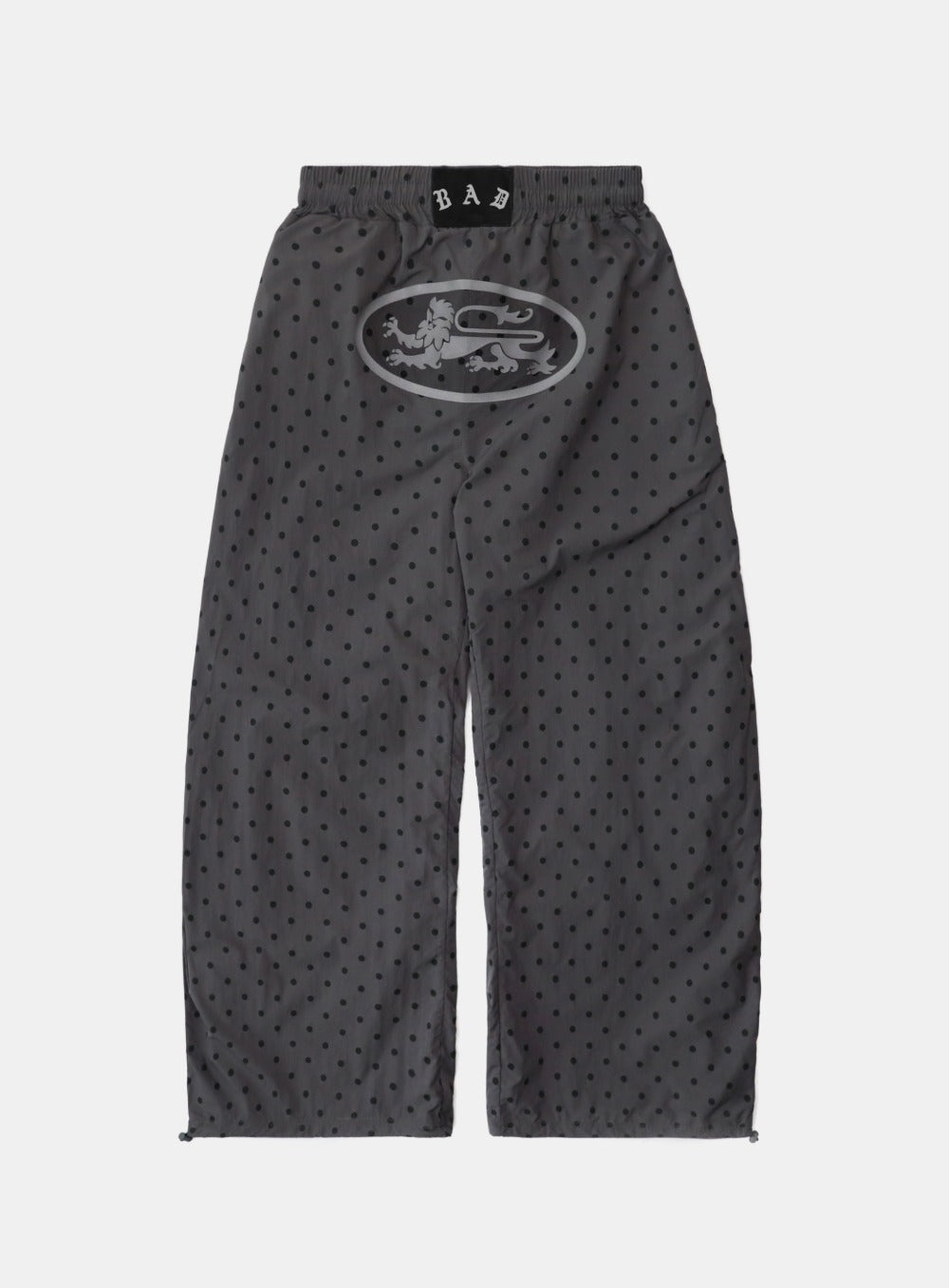 Mystic Nylon Reflective Jogger - Charcoal Dot