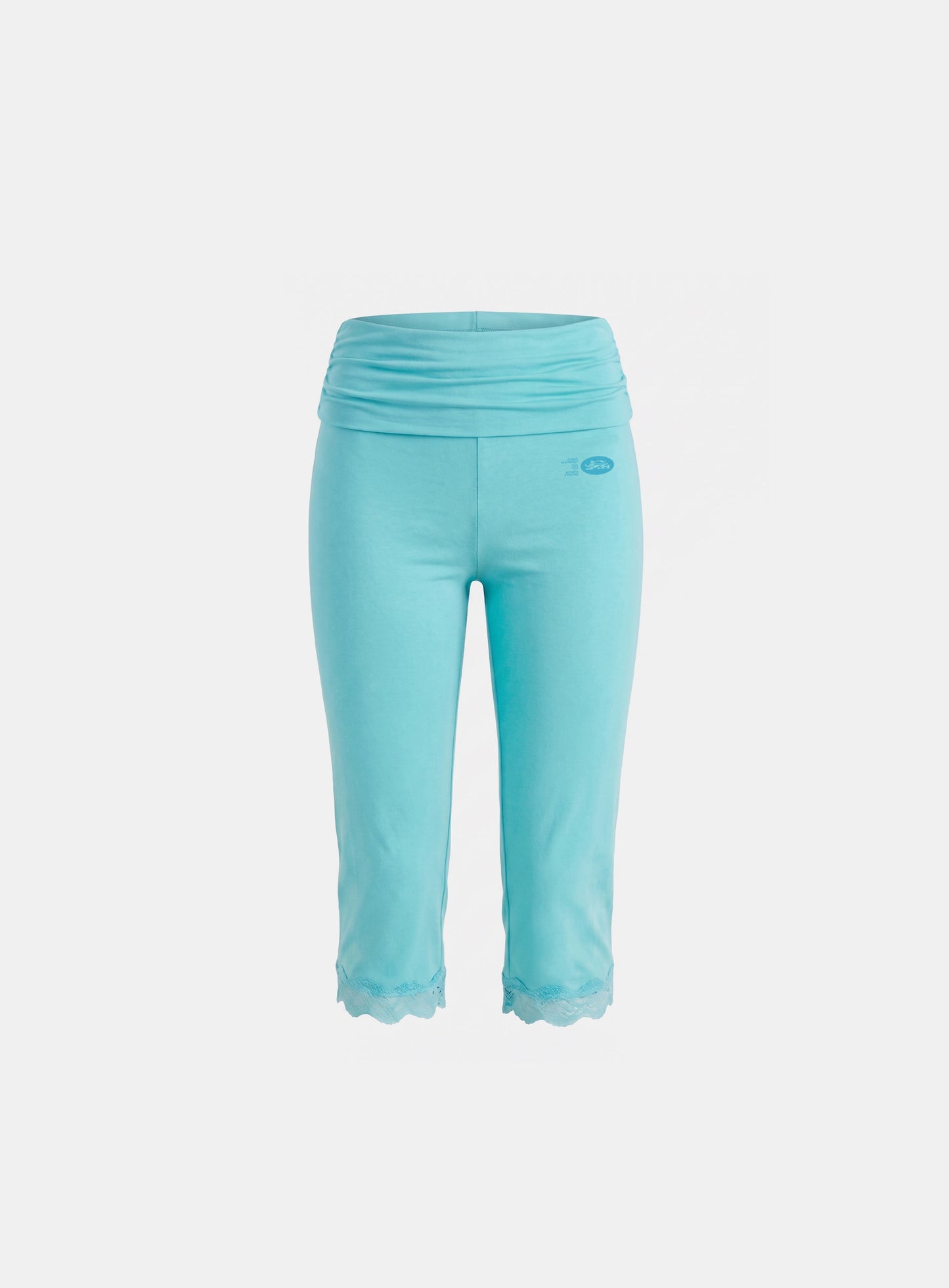 [w-srt26-034] Everyday Lace Capri Pants - Mint